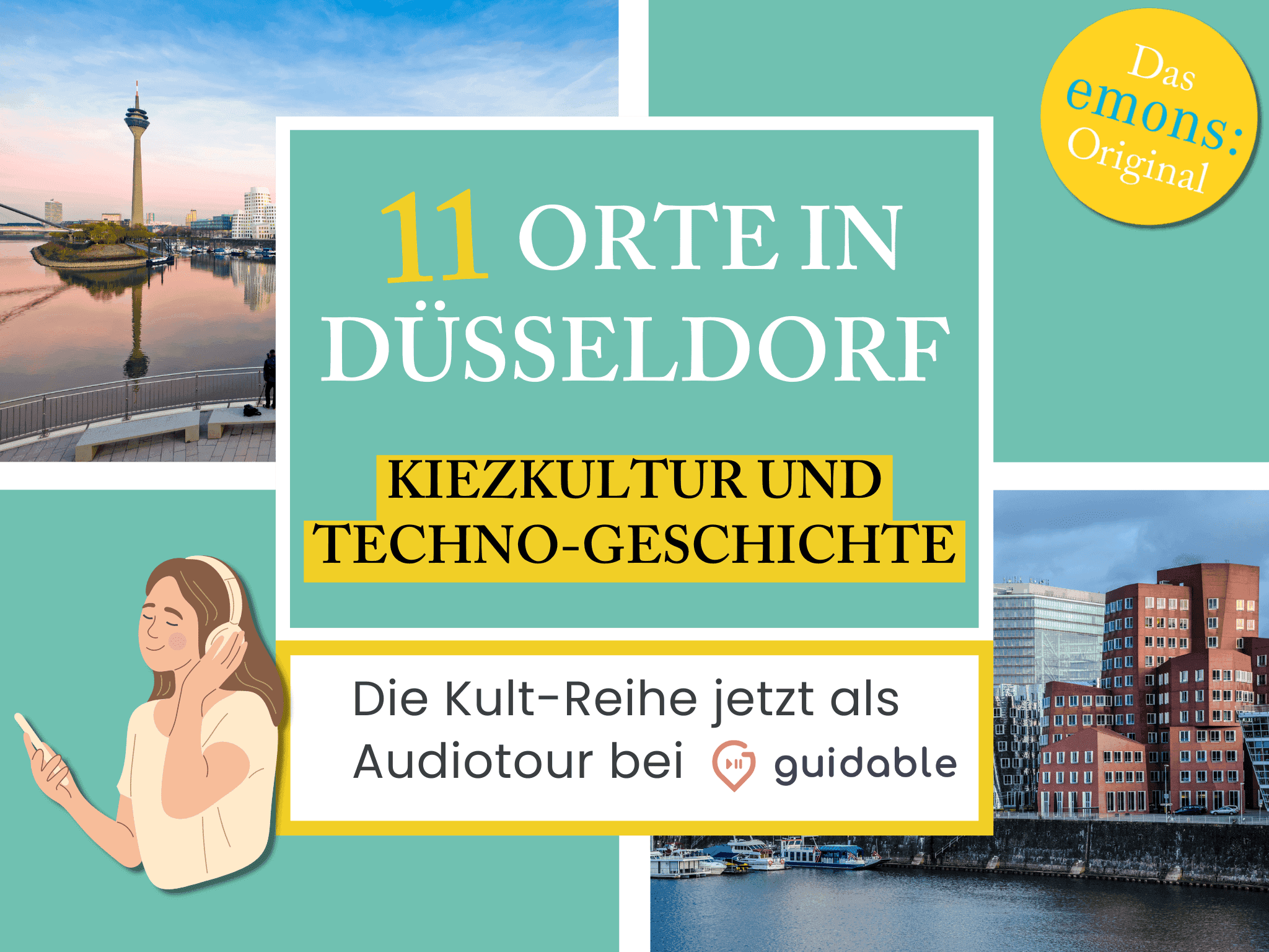 11 Orte in Düsseldorf Kiezkultur und 
Techno-Geschichte