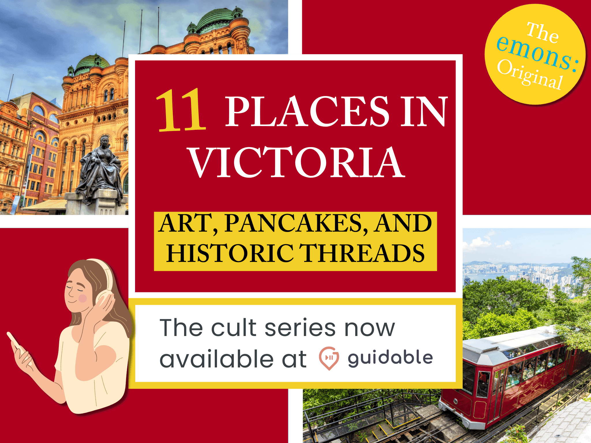 11 places in Victoria Art, Pancakes, and
Historic Threads