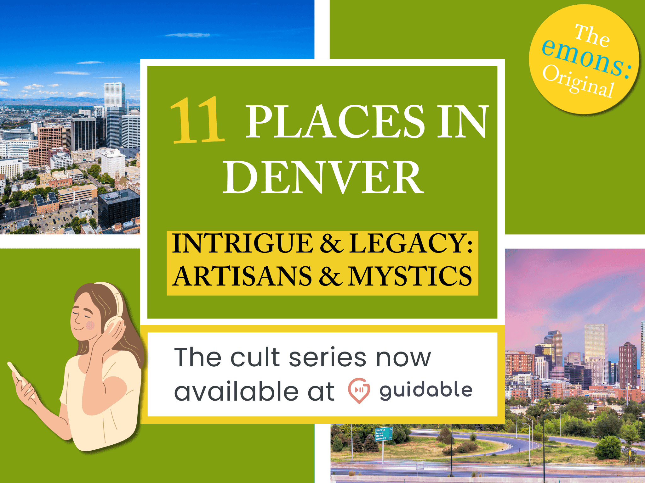 11 places in Denver Intrigue & Legacy:
Artisans & Mystics