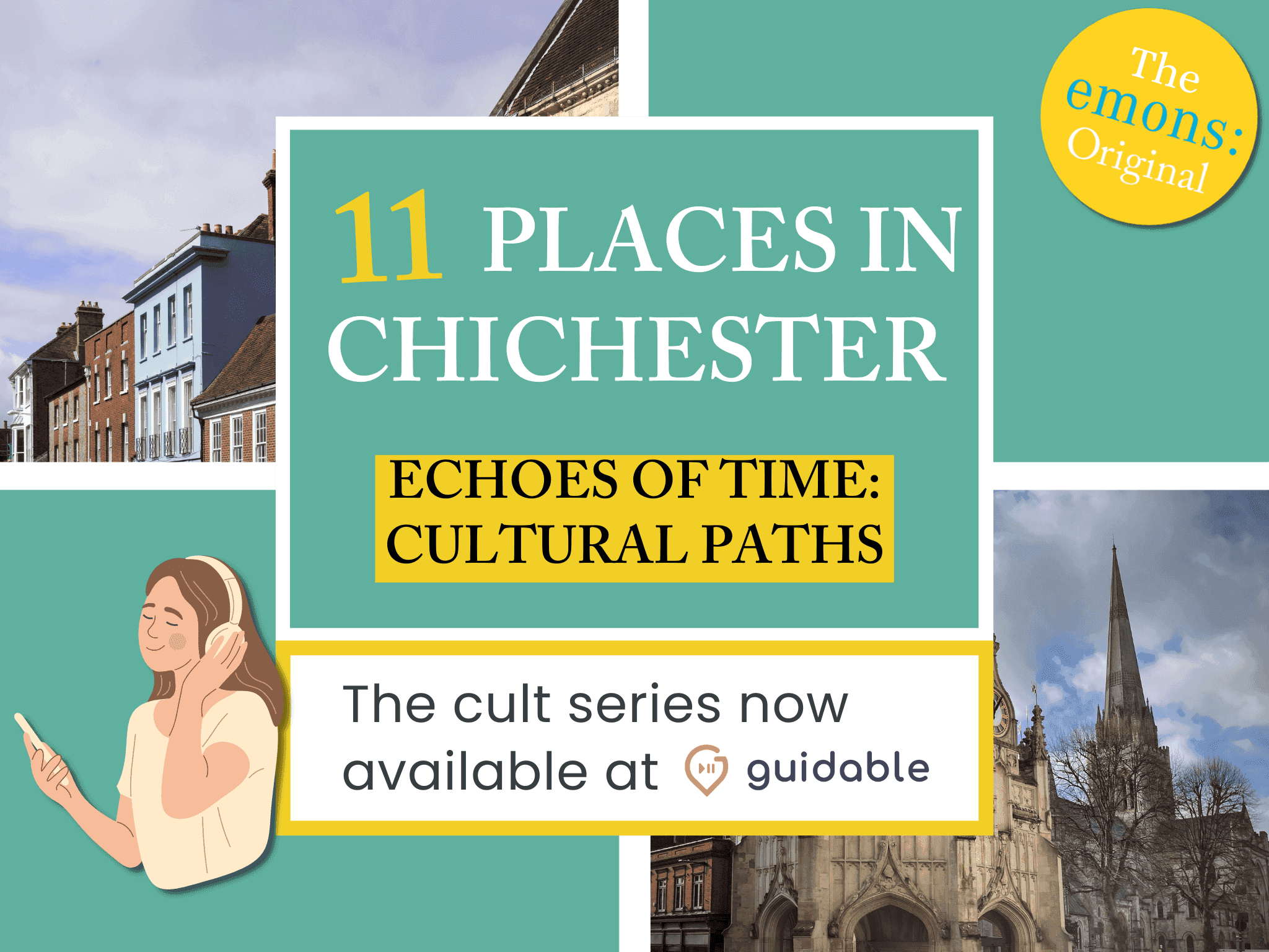 11 places in Chichester Echoes of Time: 
Cultural Paths