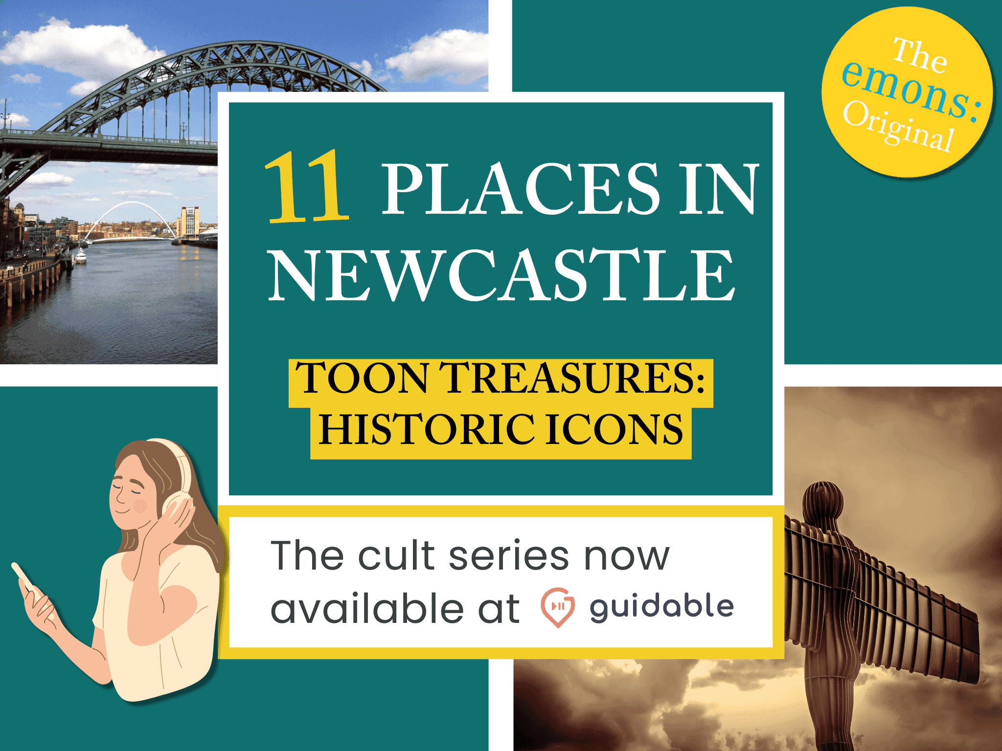 11 places in Newcastle Toon Treasures:
Historic Icons