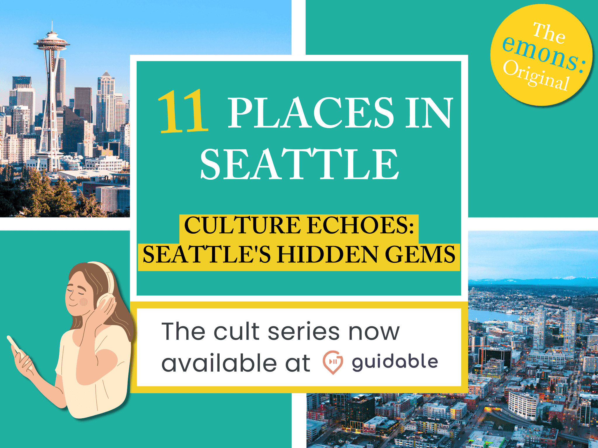 11 places in Seattle Culture Echoes:
Seattle's Hidden Gems