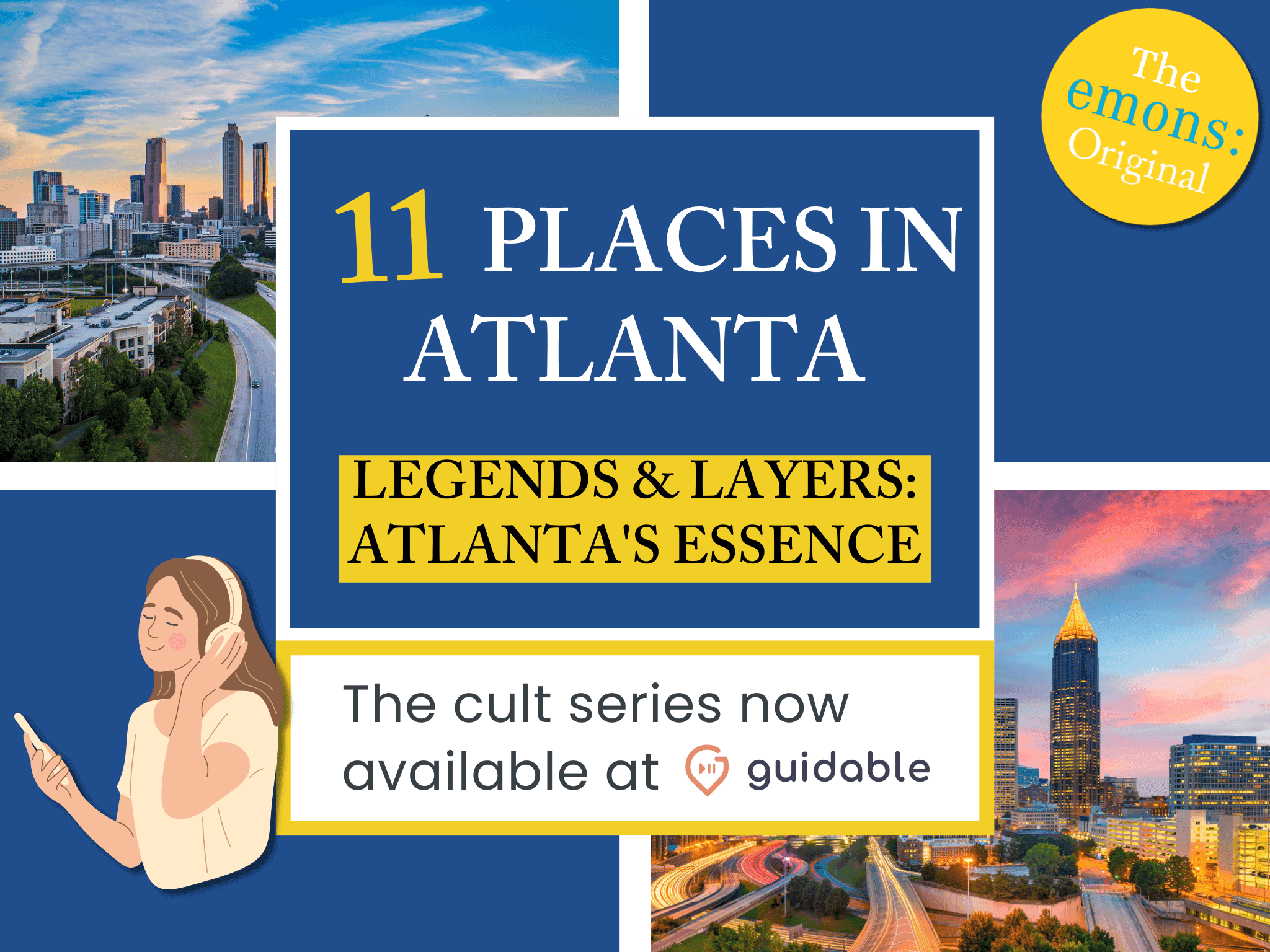 11 places in Atlanta Legends & Layers:
Atlanta's Essence
