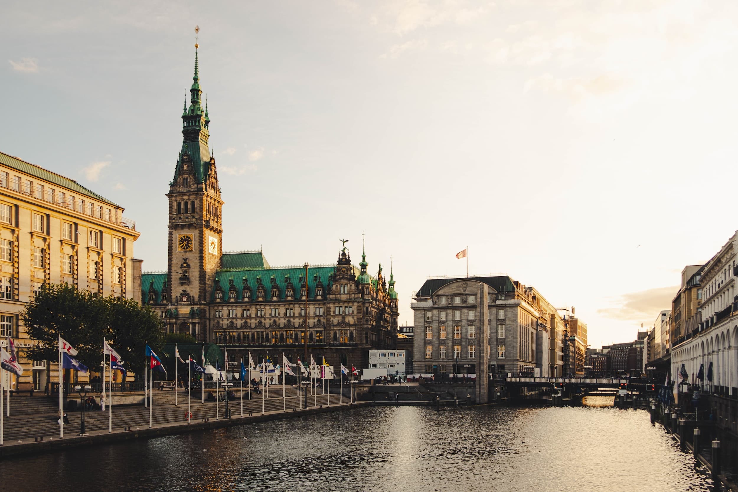 Auf einen Spaziergang durch Hamburg