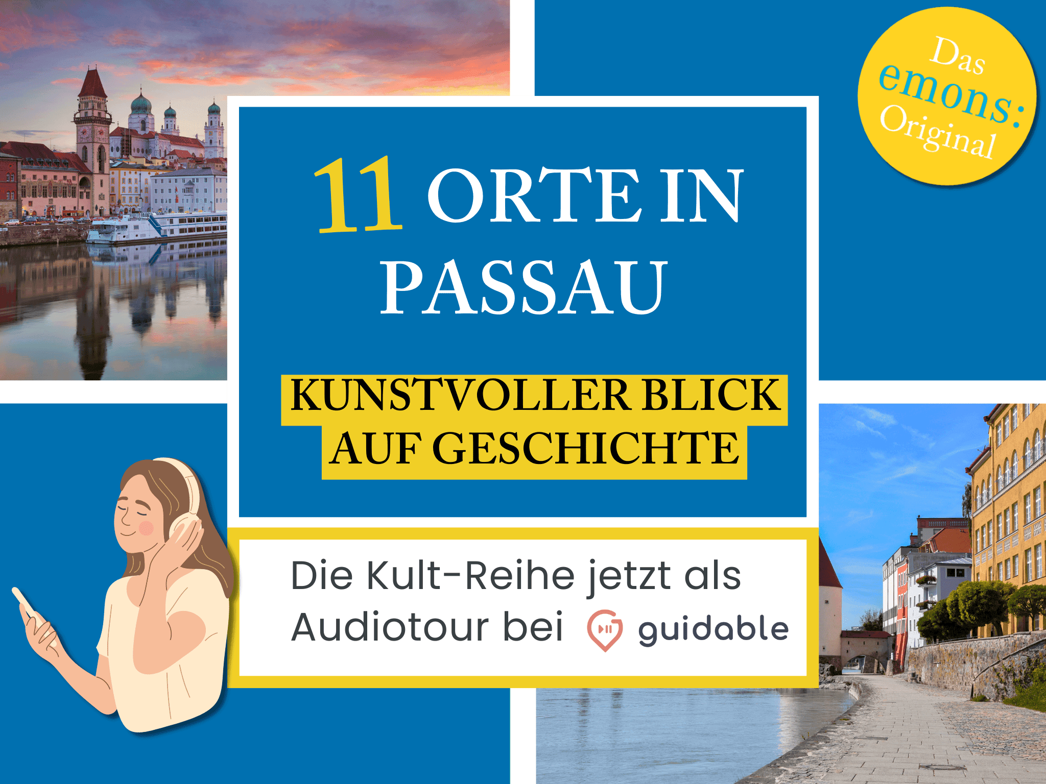 11 Orte in Passau Kunstvoller Blick
auf Geschichte