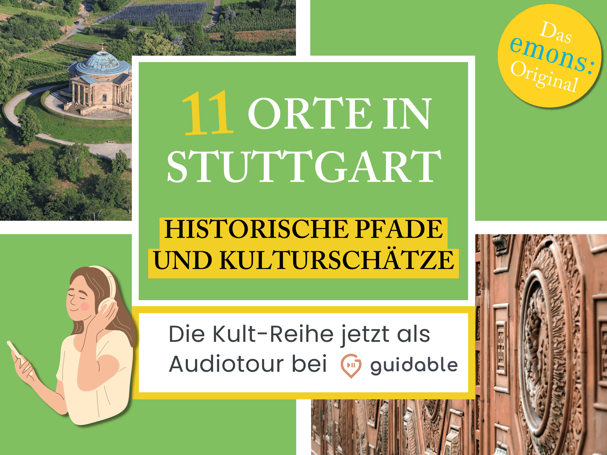 11 Orte in Stuttgart Historische Pfade
und Kulturschätze