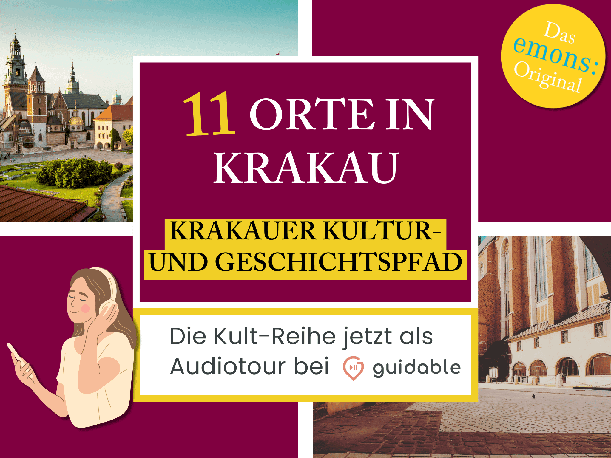 11 Orte in Krakau Krakauer Kultur-
und Geschichtspfad