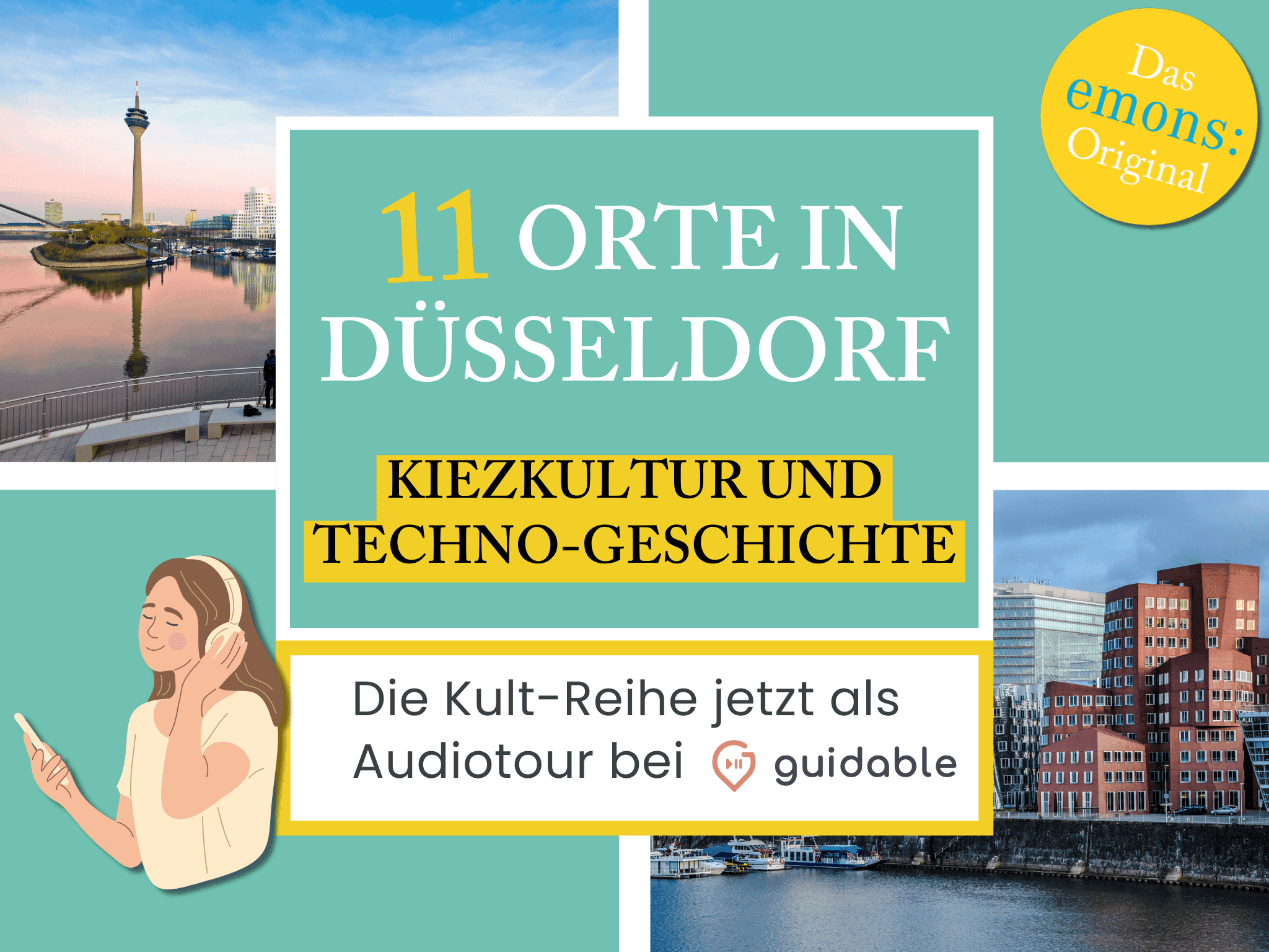 11 Orte in Düsseldorf Kiezkultur und 
Techno-Geschichte