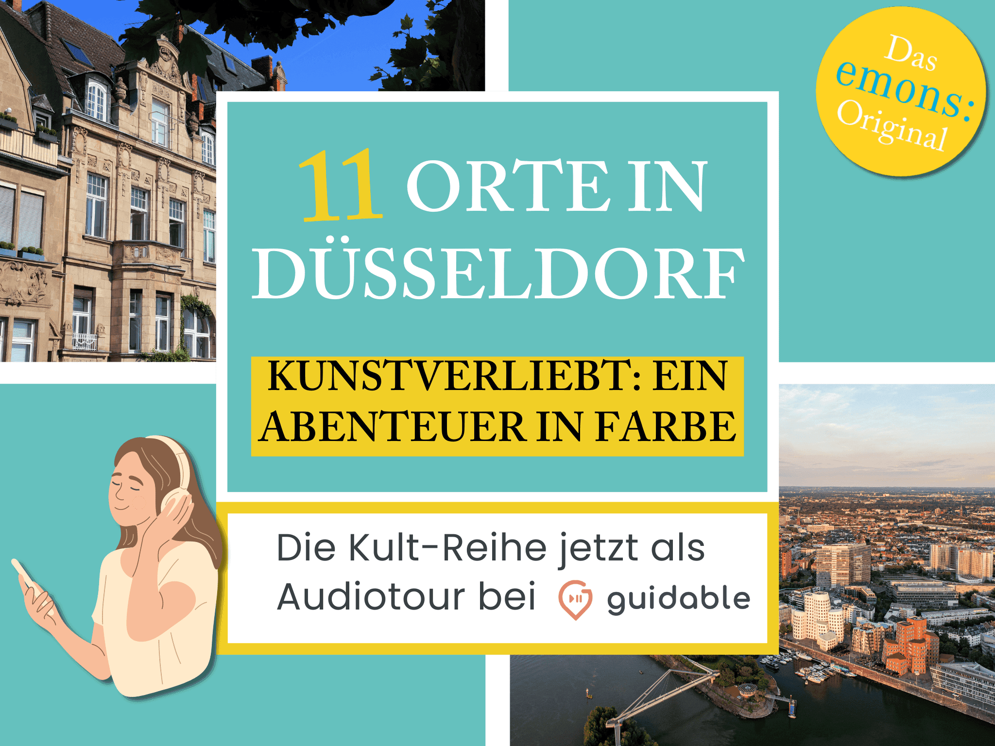 11 Orte in Düsseldorf Kunstverliebt: Ein 
Abenteuer in Farbe