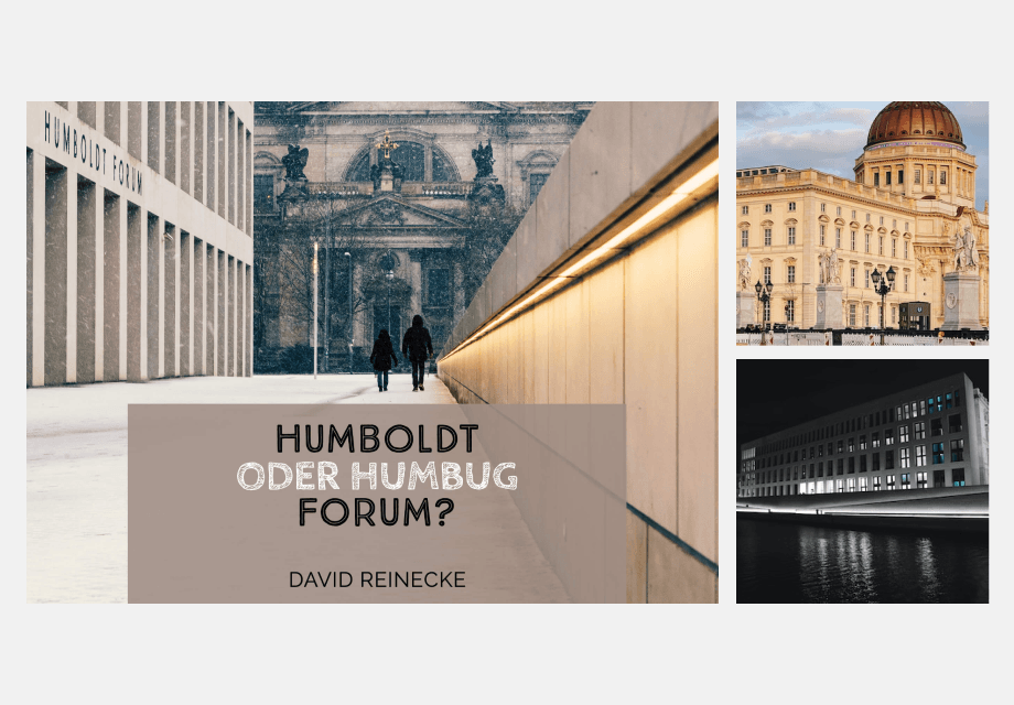 Humboldt oder Humbug Forum? Eine Kritik