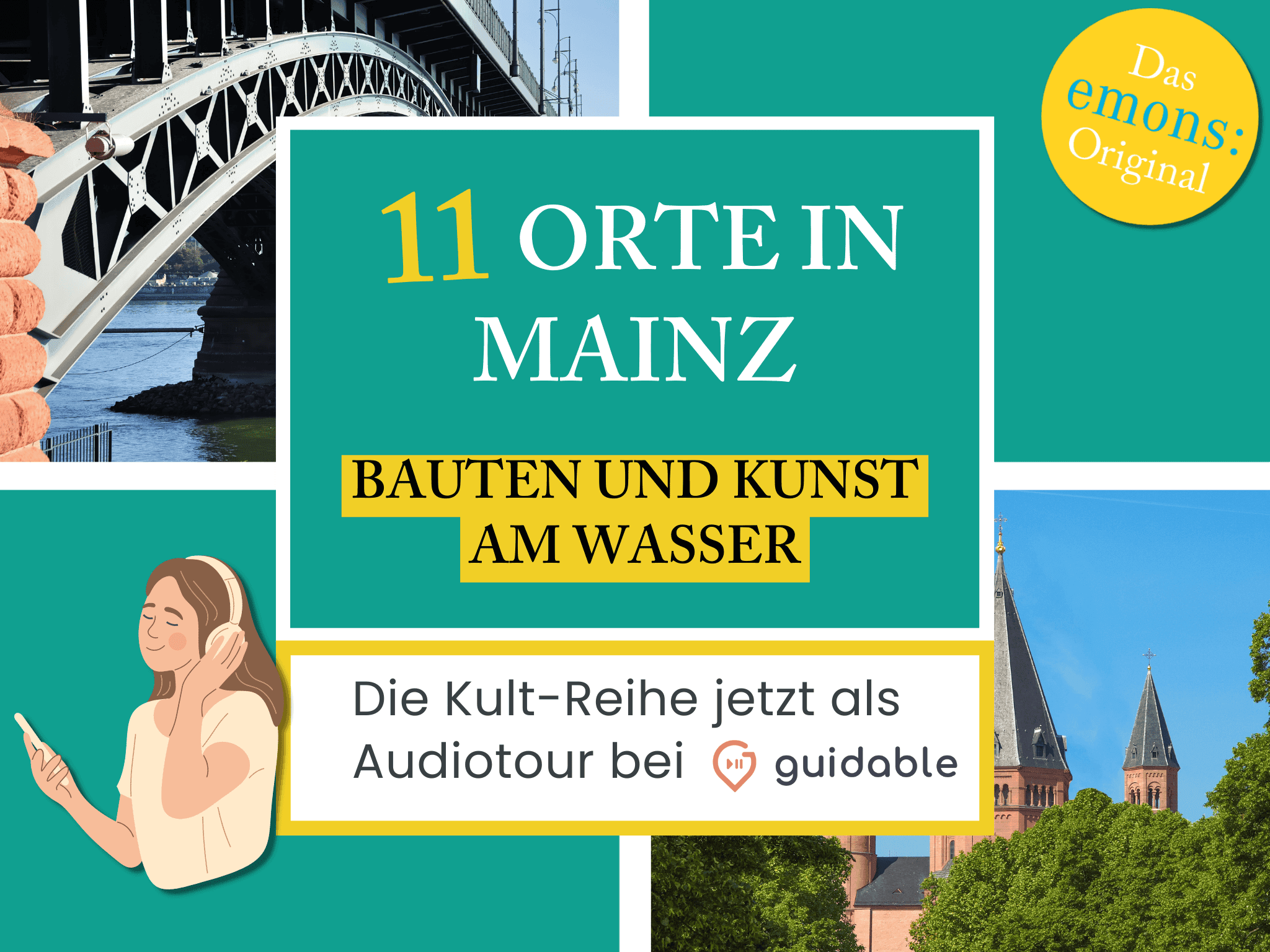 11 Orte in Mainz Bauten und Kunst
am Wasser