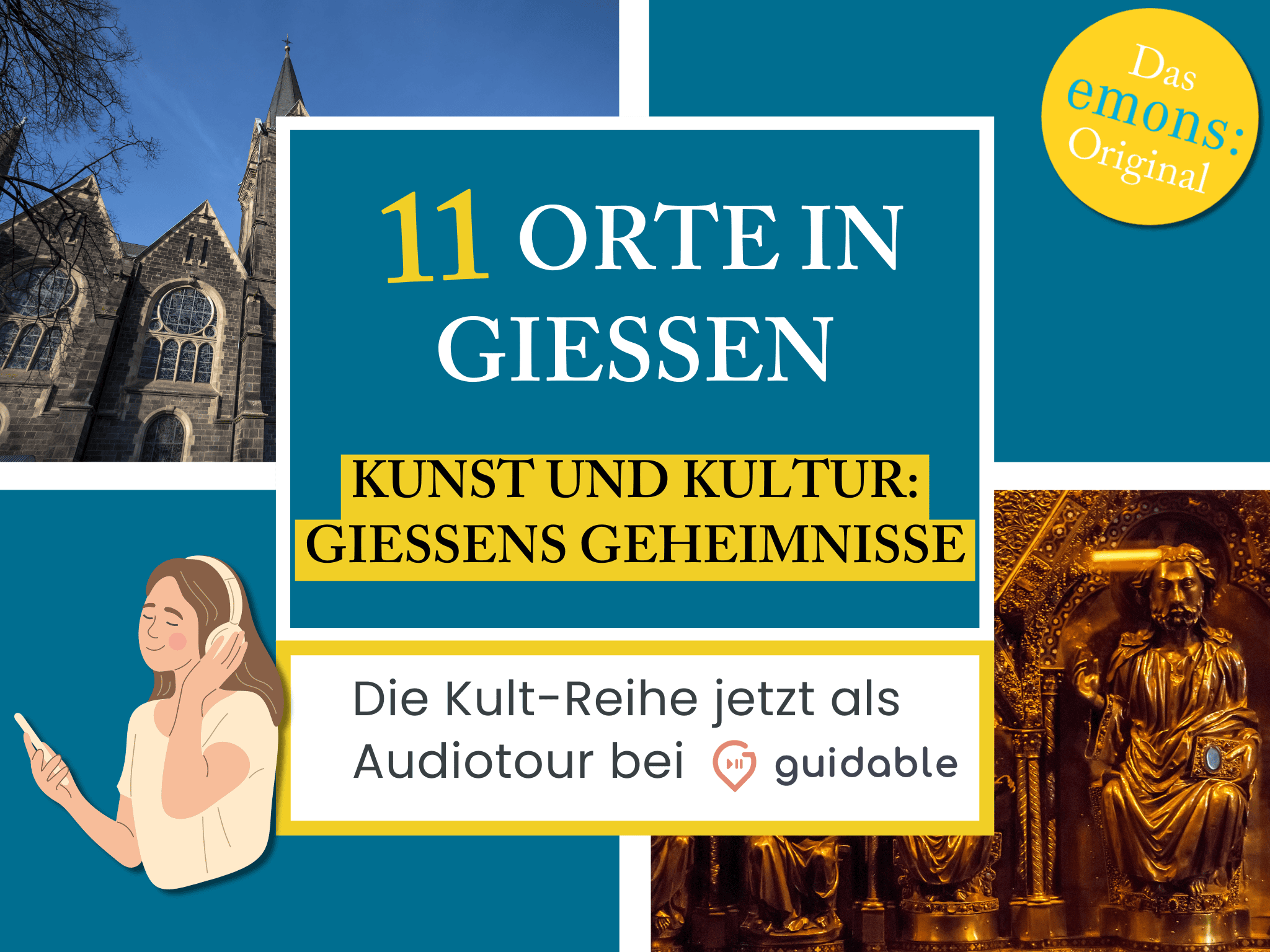 11 Orte in Gießen Kunst und Kultur:
Giessens Geheimnisse