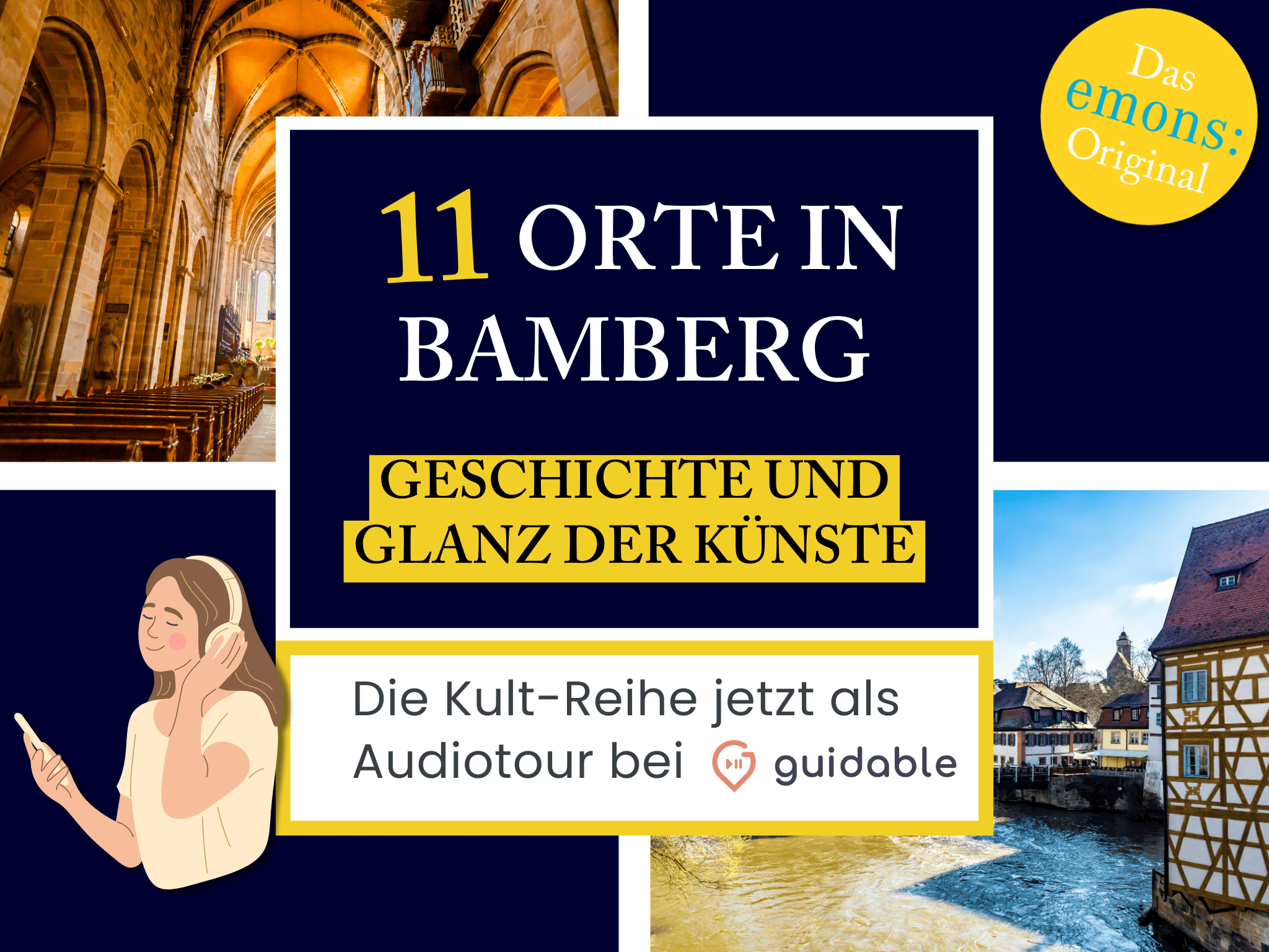 11 Orte in Bamberg Geschichte und
Glanz der Künste