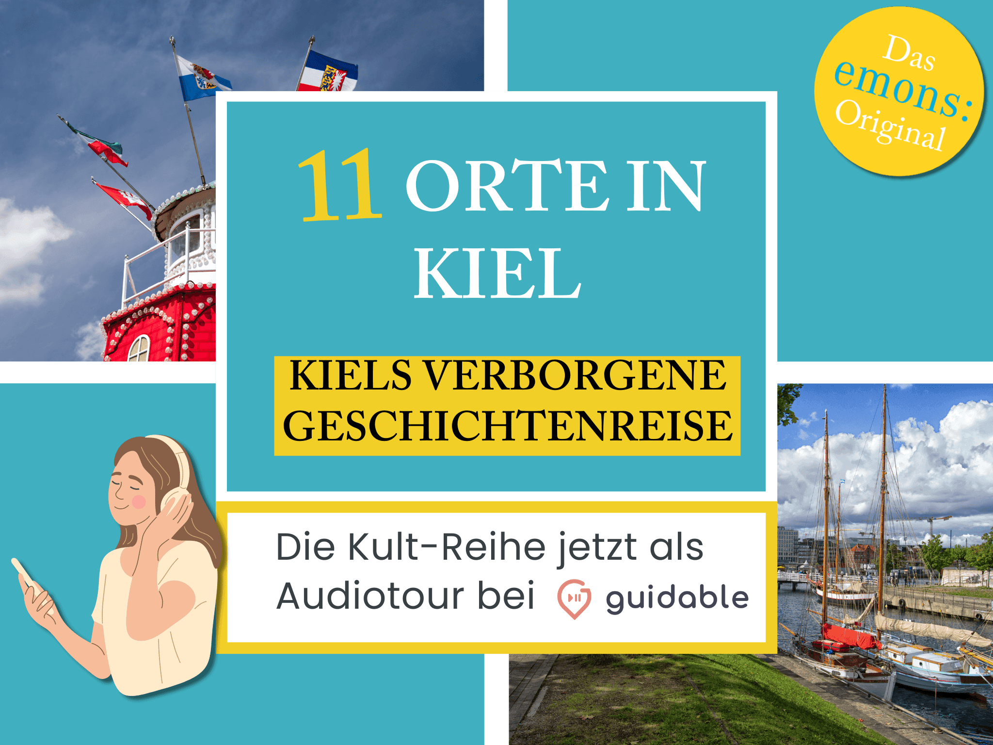 11 Orte in Kiel Kiels verborgene 
Geschichtenreise