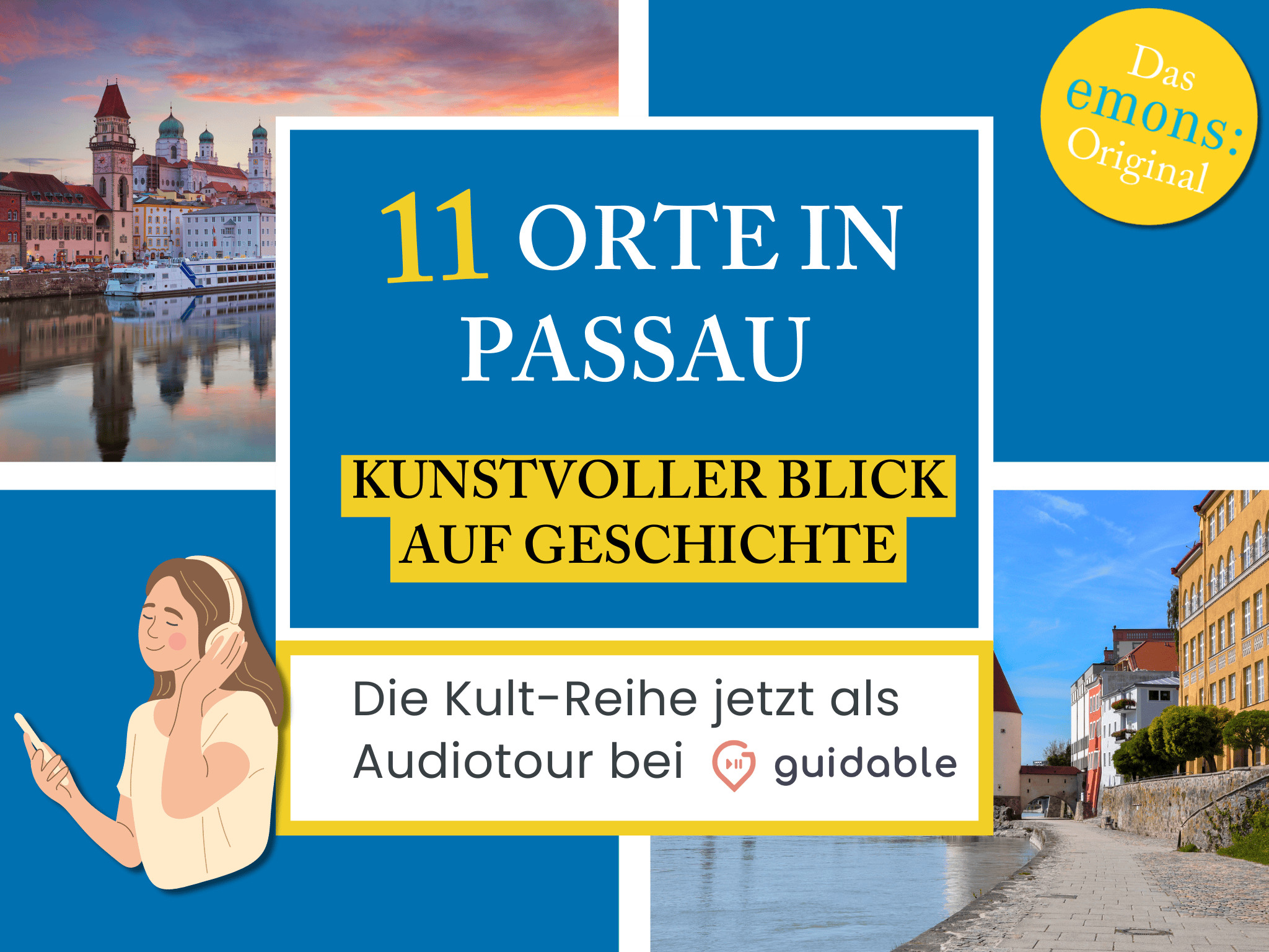 11 Orte in Passau Kunstvoller Blick
auf Geschichte