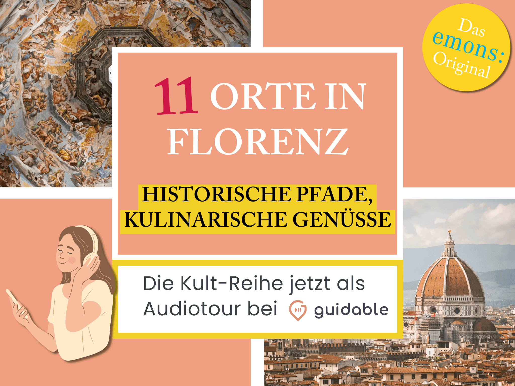 11 Orte in Florenz Historische Pfade,
Kulinarische Genüsse