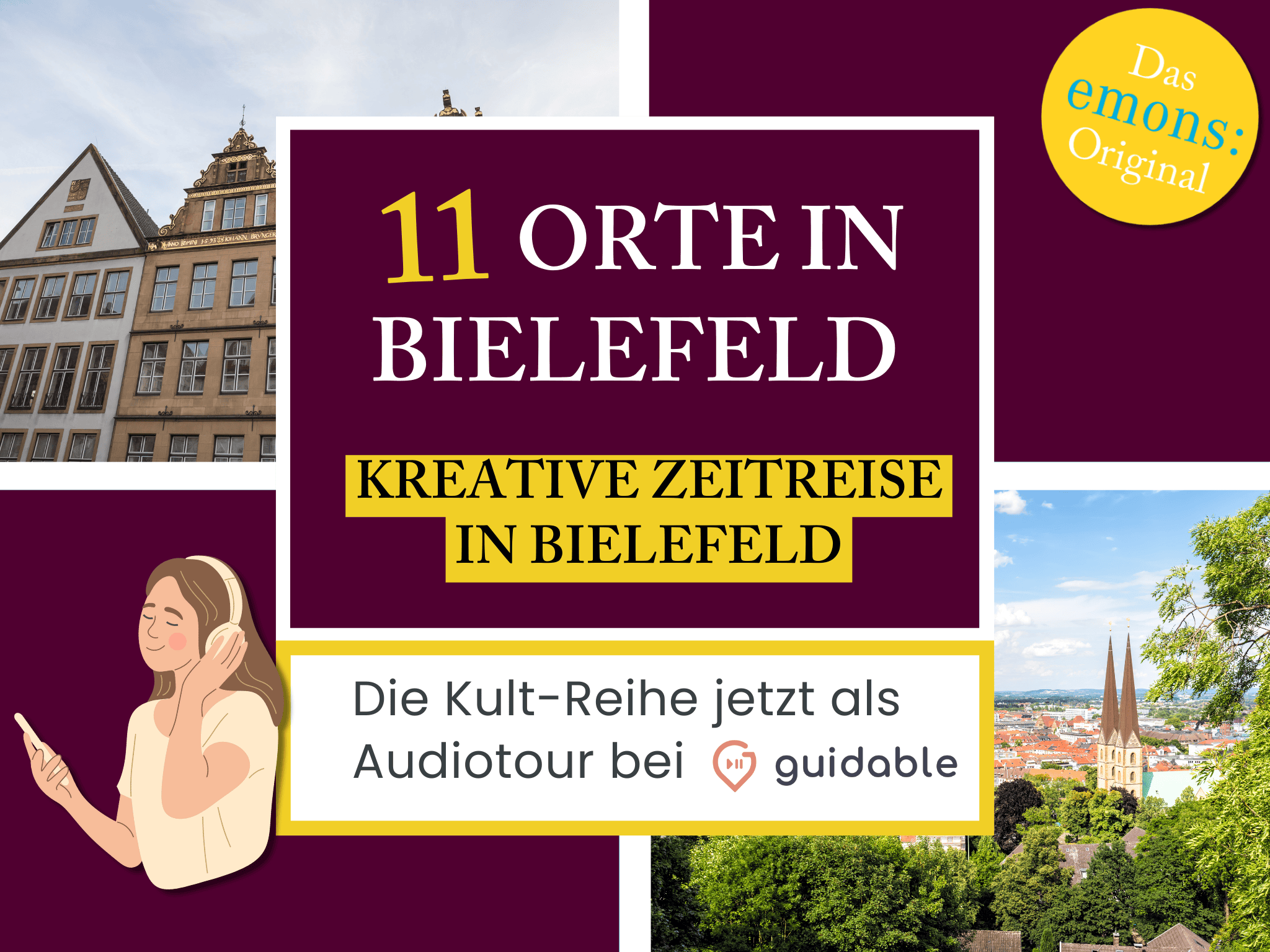 11 Orte in Bielefeld Kreative Zeitreise
in Bielefeld