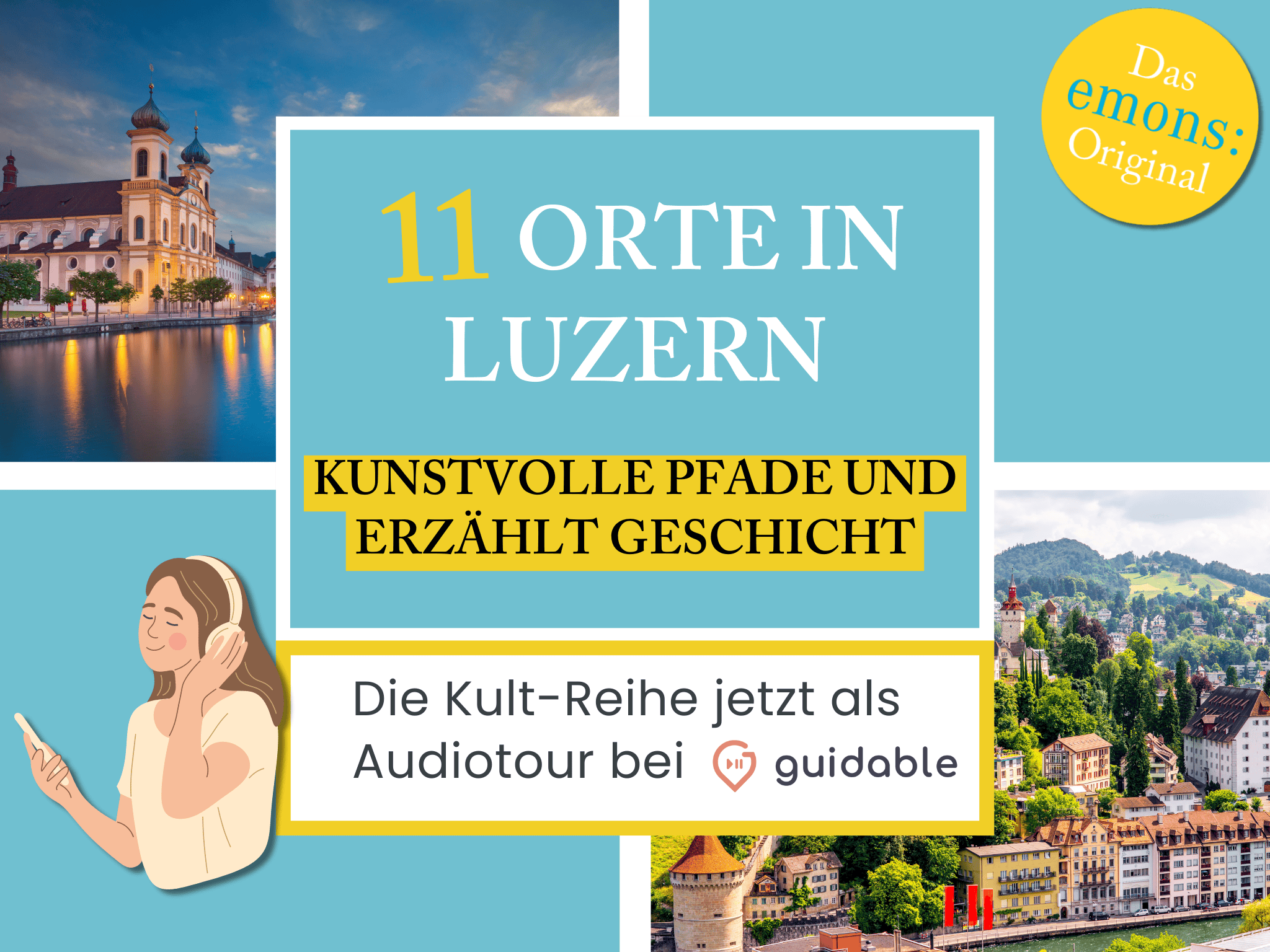 11 Orte in Luzern Kunstvolle Pfade
und erzählt Geschicht