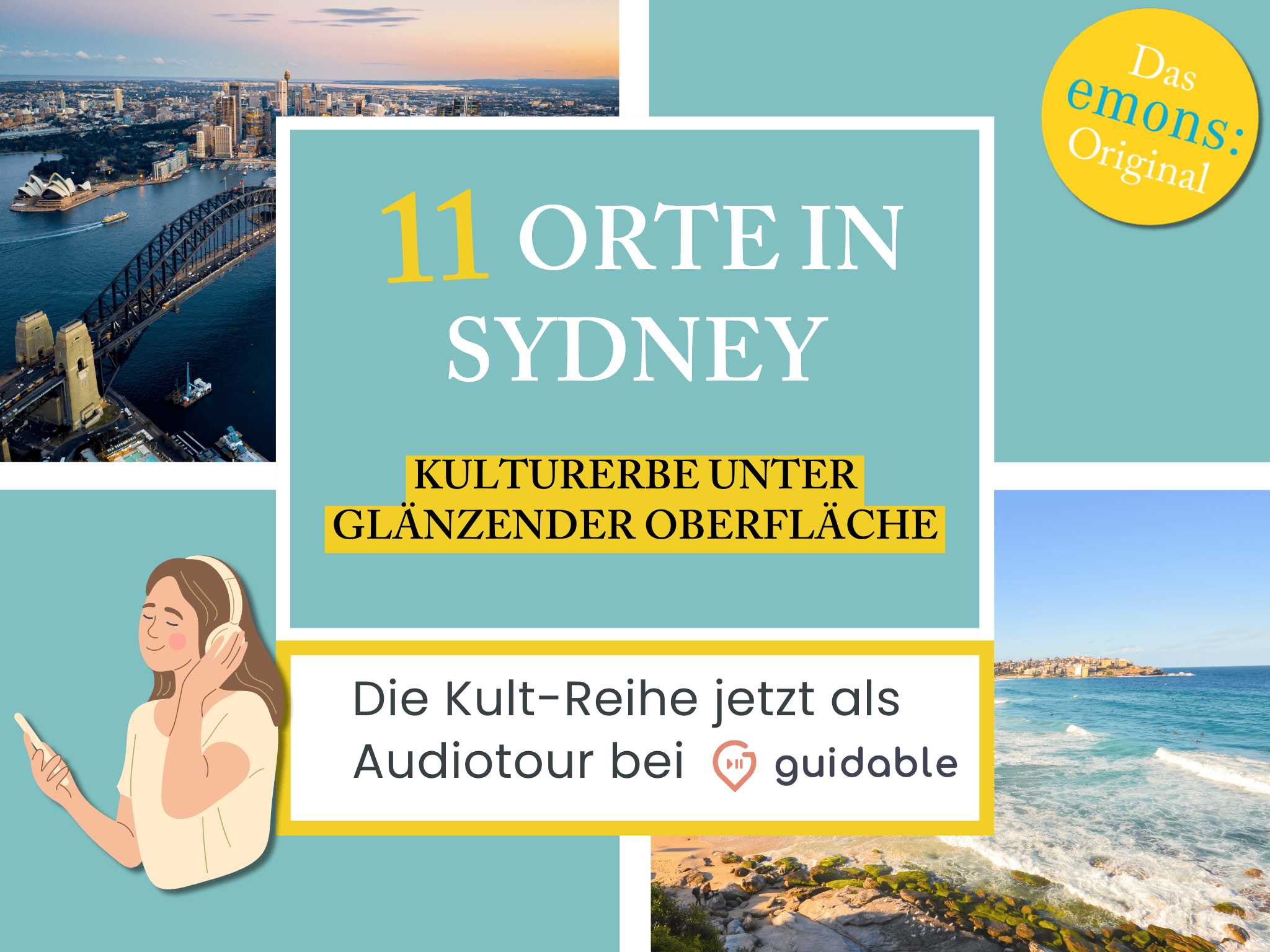 11 Orte in Sydney Kulturerbe unter
glänzender Oberfläche