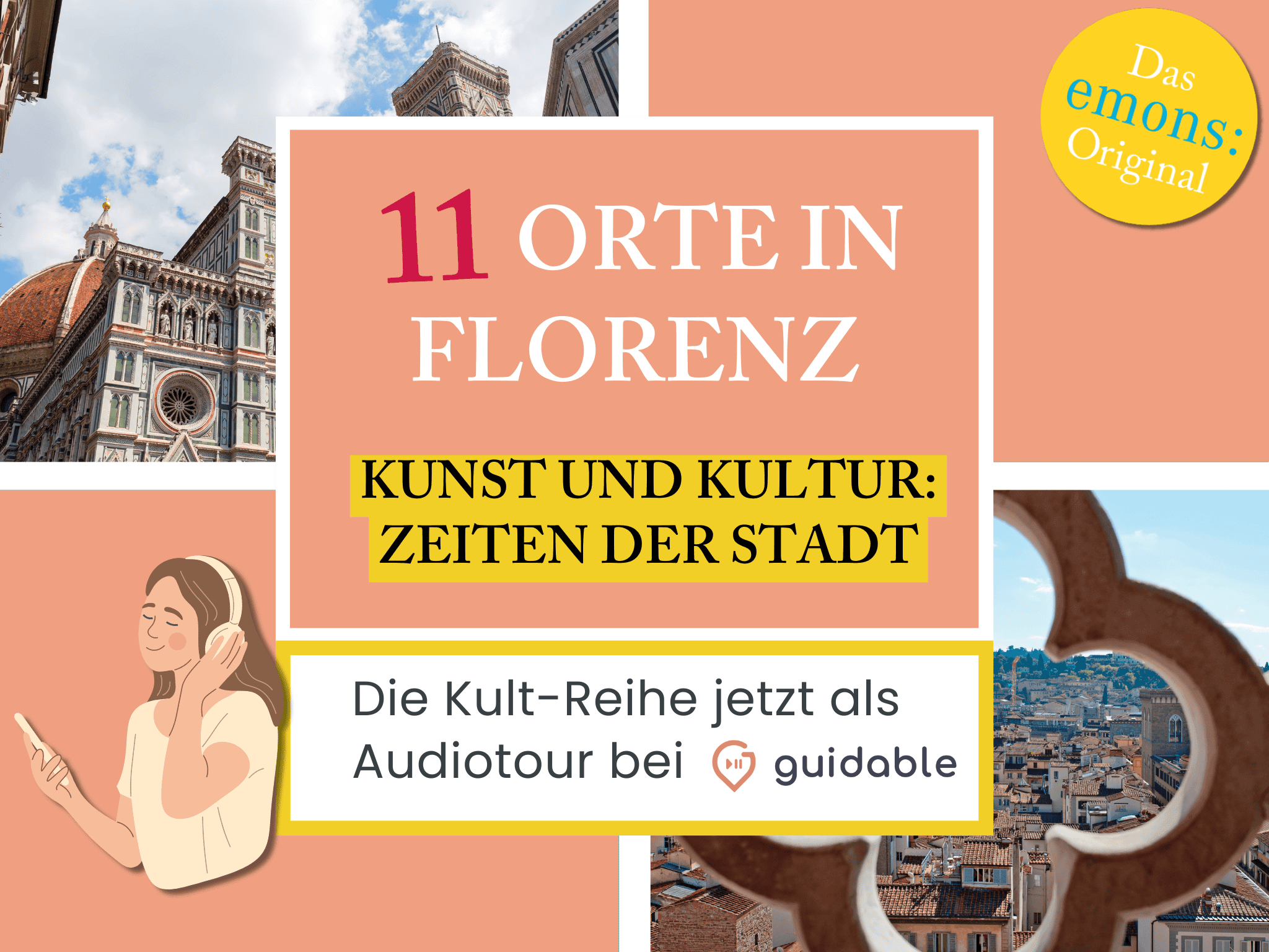 11 Orte in Florenz Kunst und Kultur:
Zeiten der Stadt