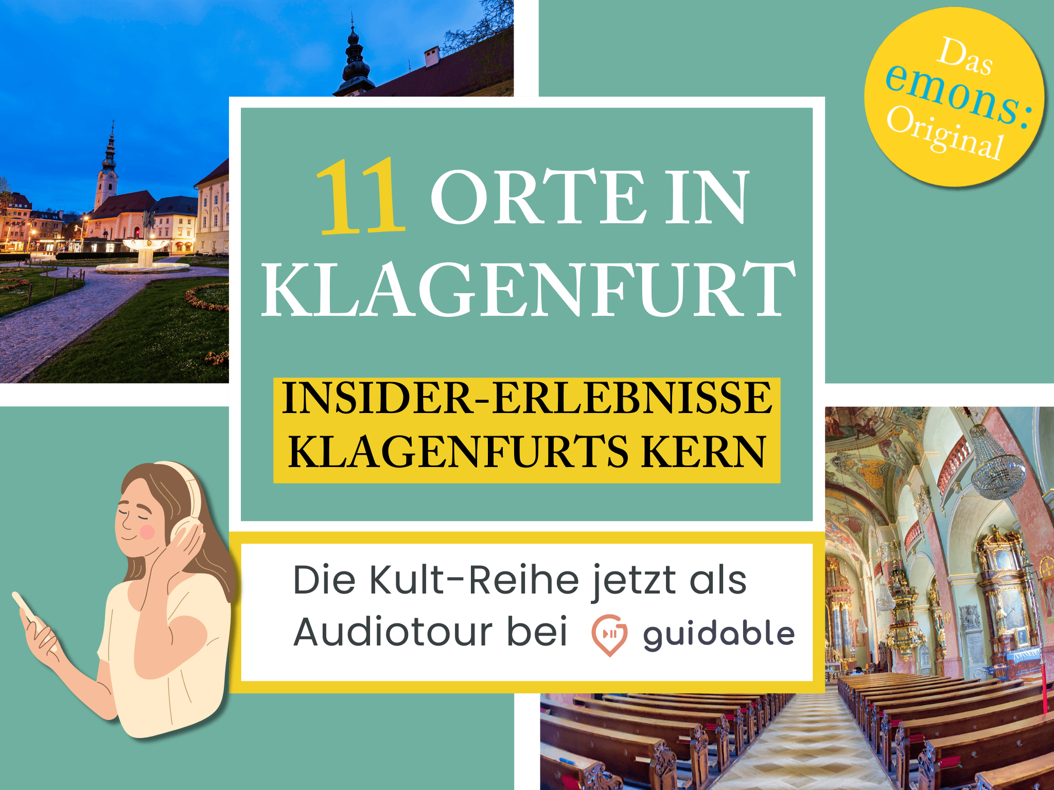 11 Orte in Klagenfurt Insider-Erlebnisse
Klagenfurts Kern