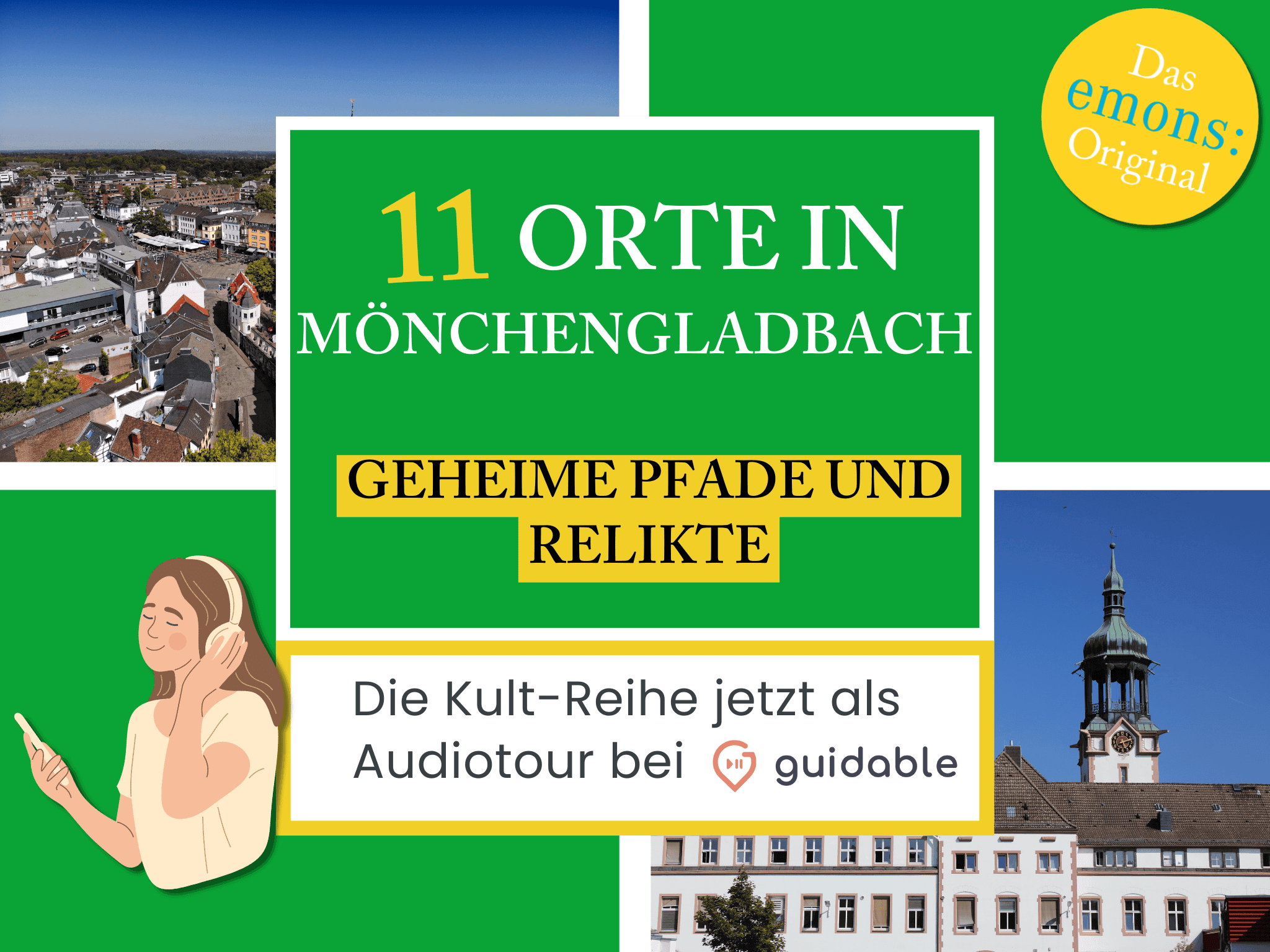 11 Orte in Mönchengladbach Geheime Pfade
und Relikte