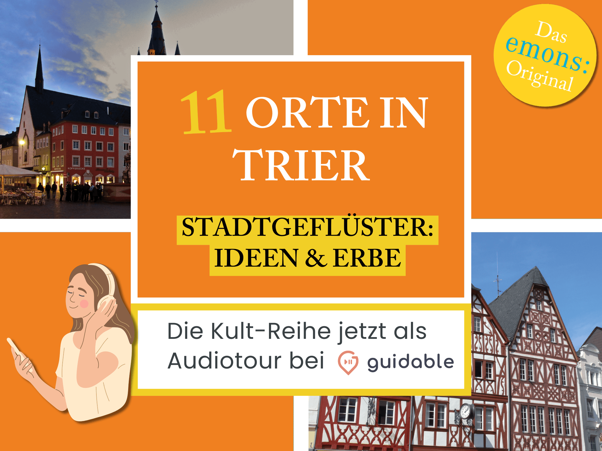 11 Orte in Trier Stadtgeflüster:
Ideen & Erbe