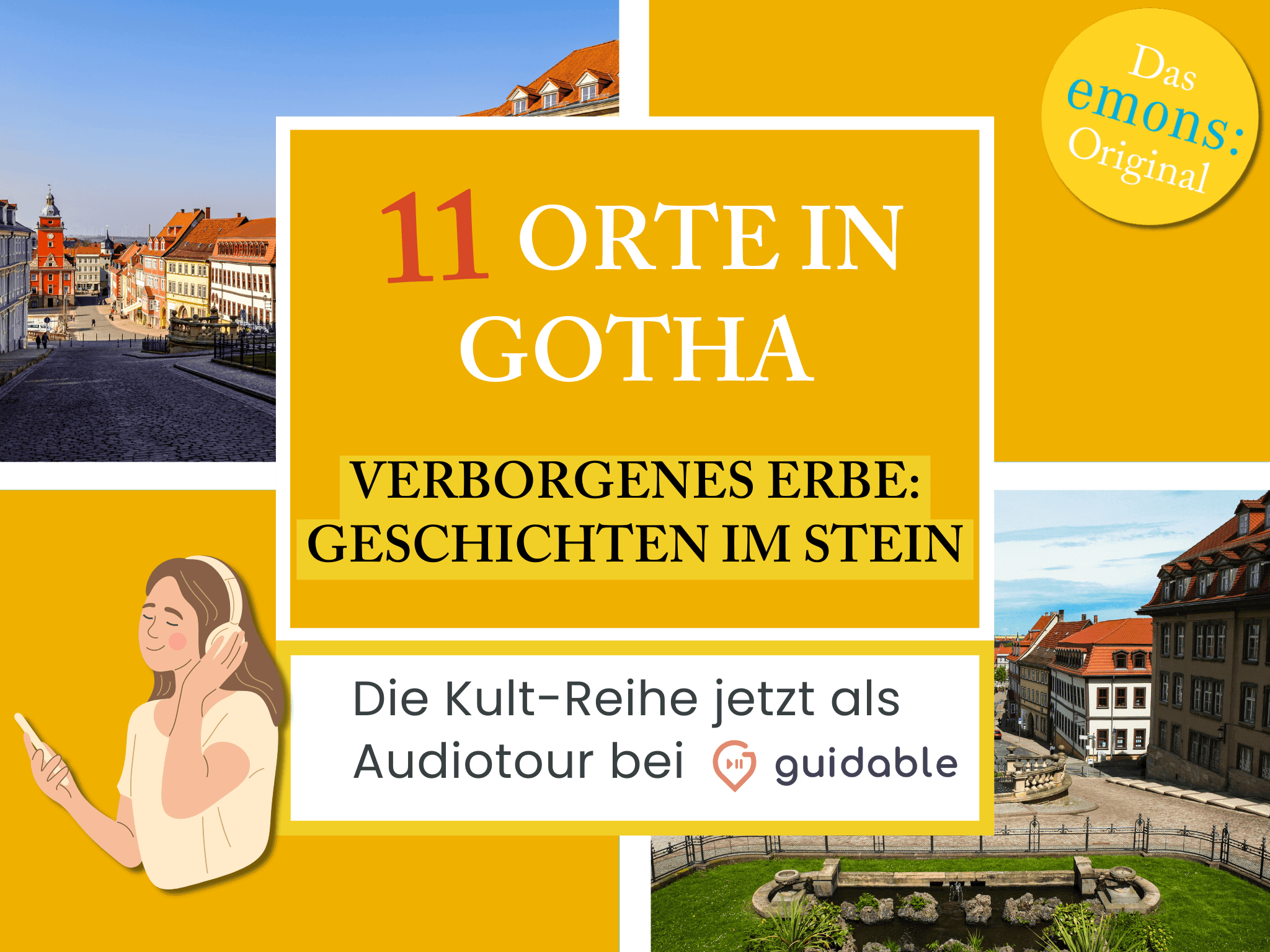 11 Orte in Gotha Verborgenes Erbe:
Geschichten im Stein