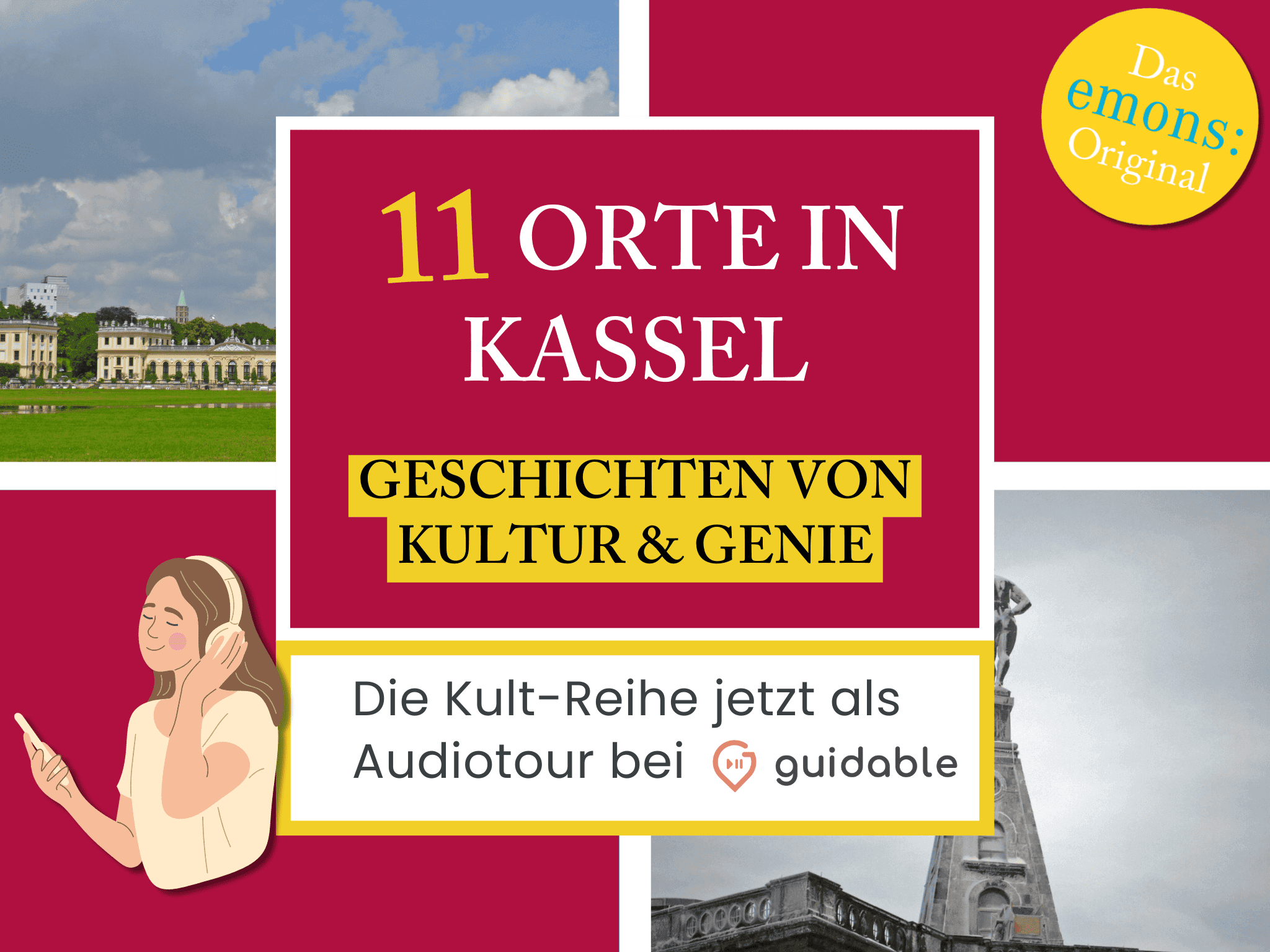 11 Orte in Kassel Geschichten von 
Kultur & Genie