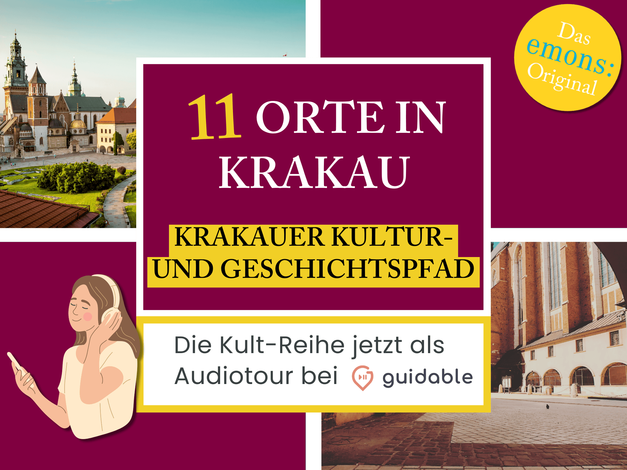 11 Orte in Krakau Krakauer Kultur-
und Geschichtspfad