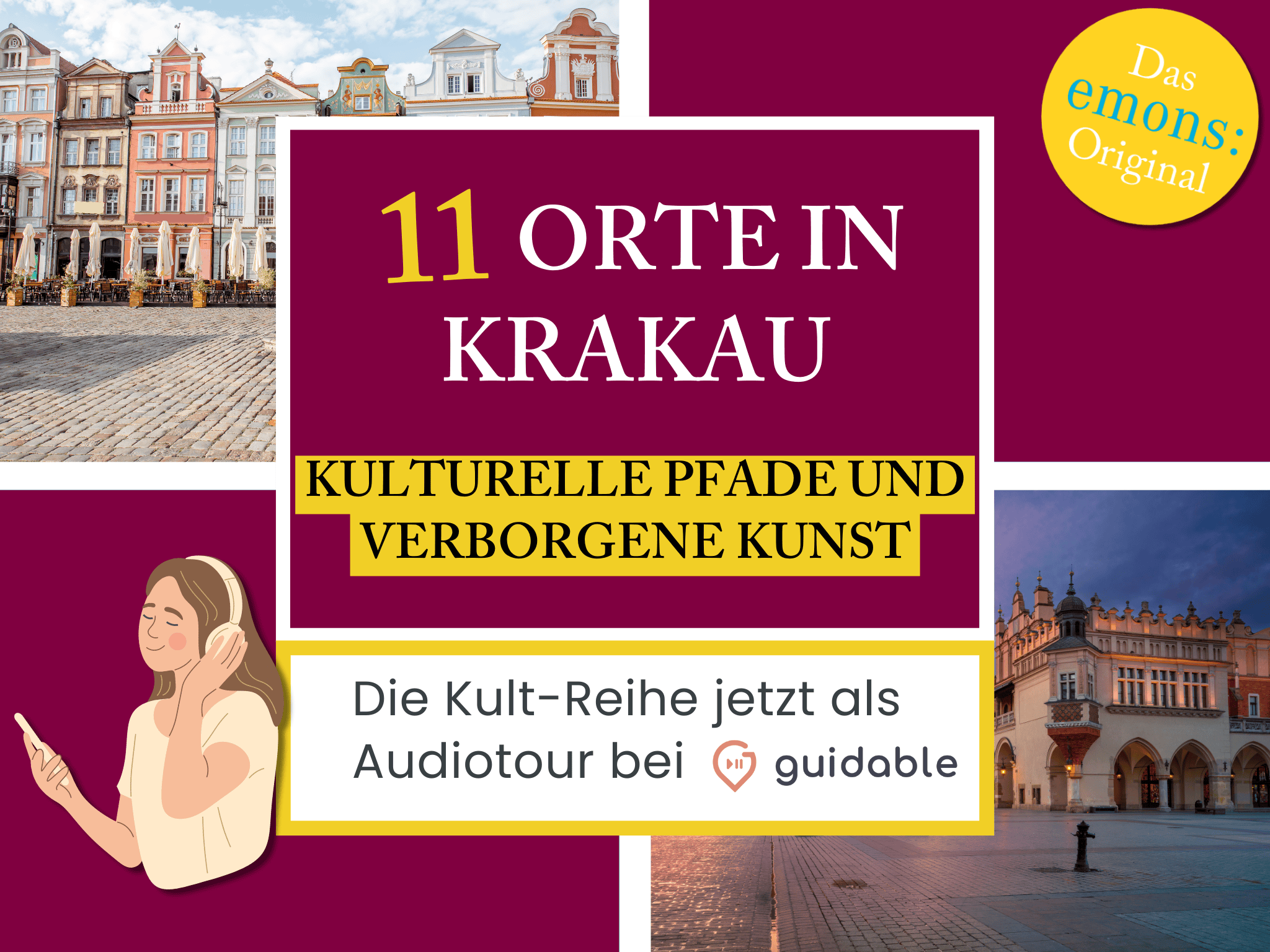 11 Orte in Krakau Kulturelle Pfade
und verborgene Kunst