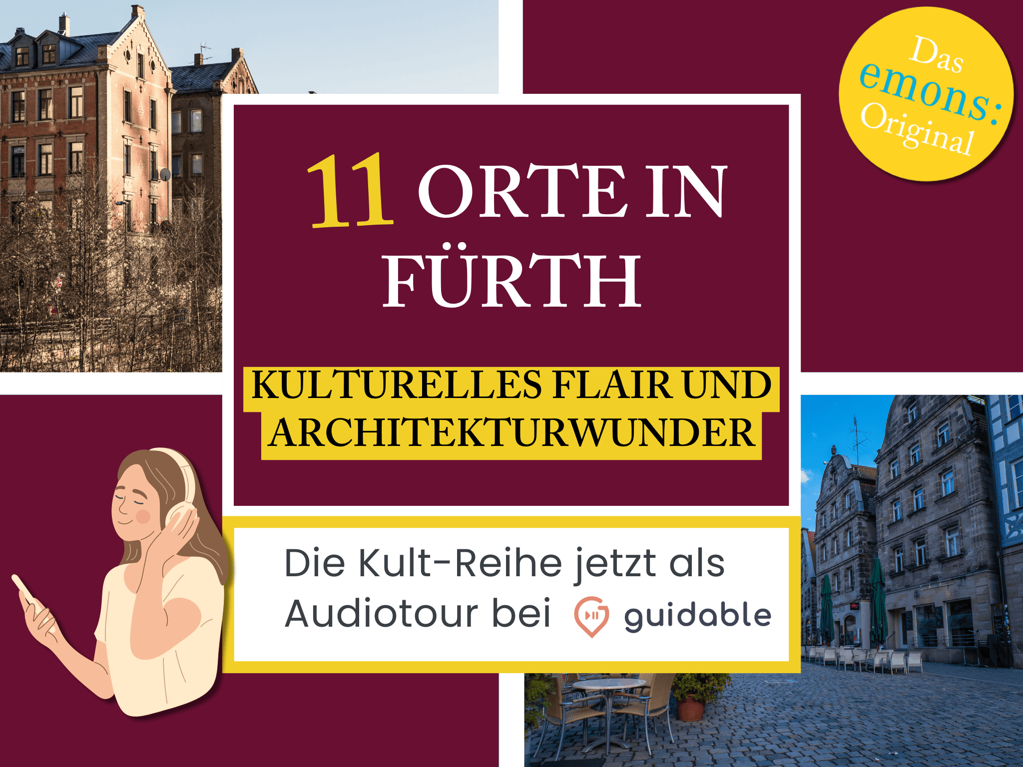 11 Orte in Fürth Kulturelles Flair
und Architekturwunder