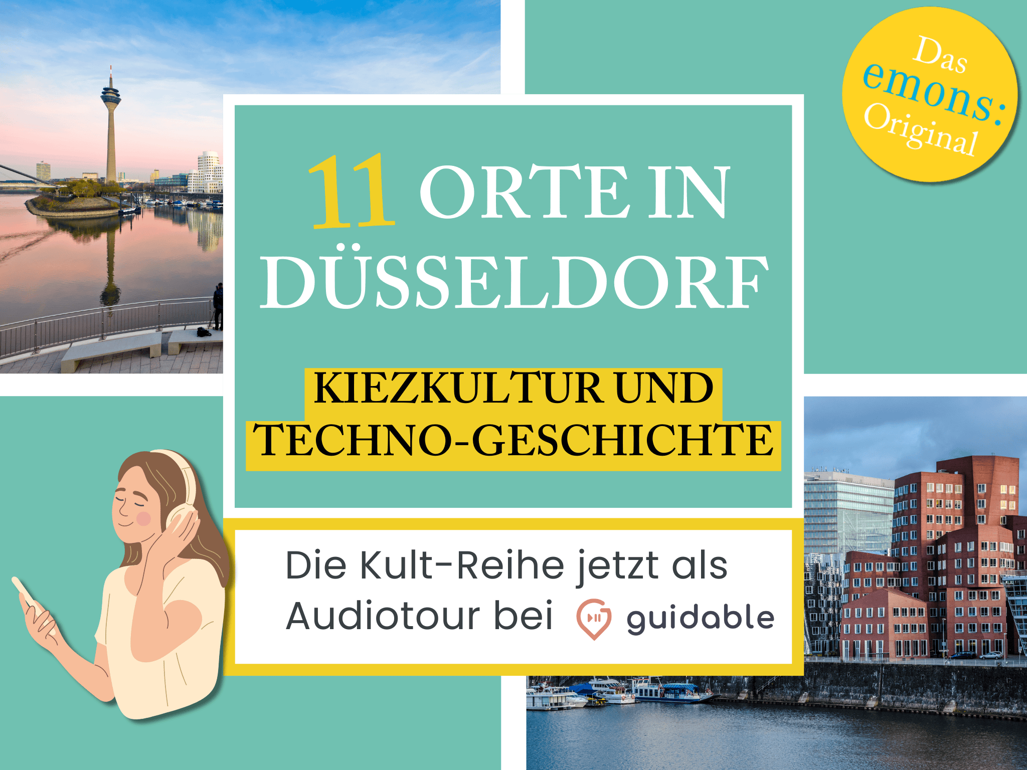 11 Orte in Düsseldorf Kiezkultur und 
Techno-Geschichte