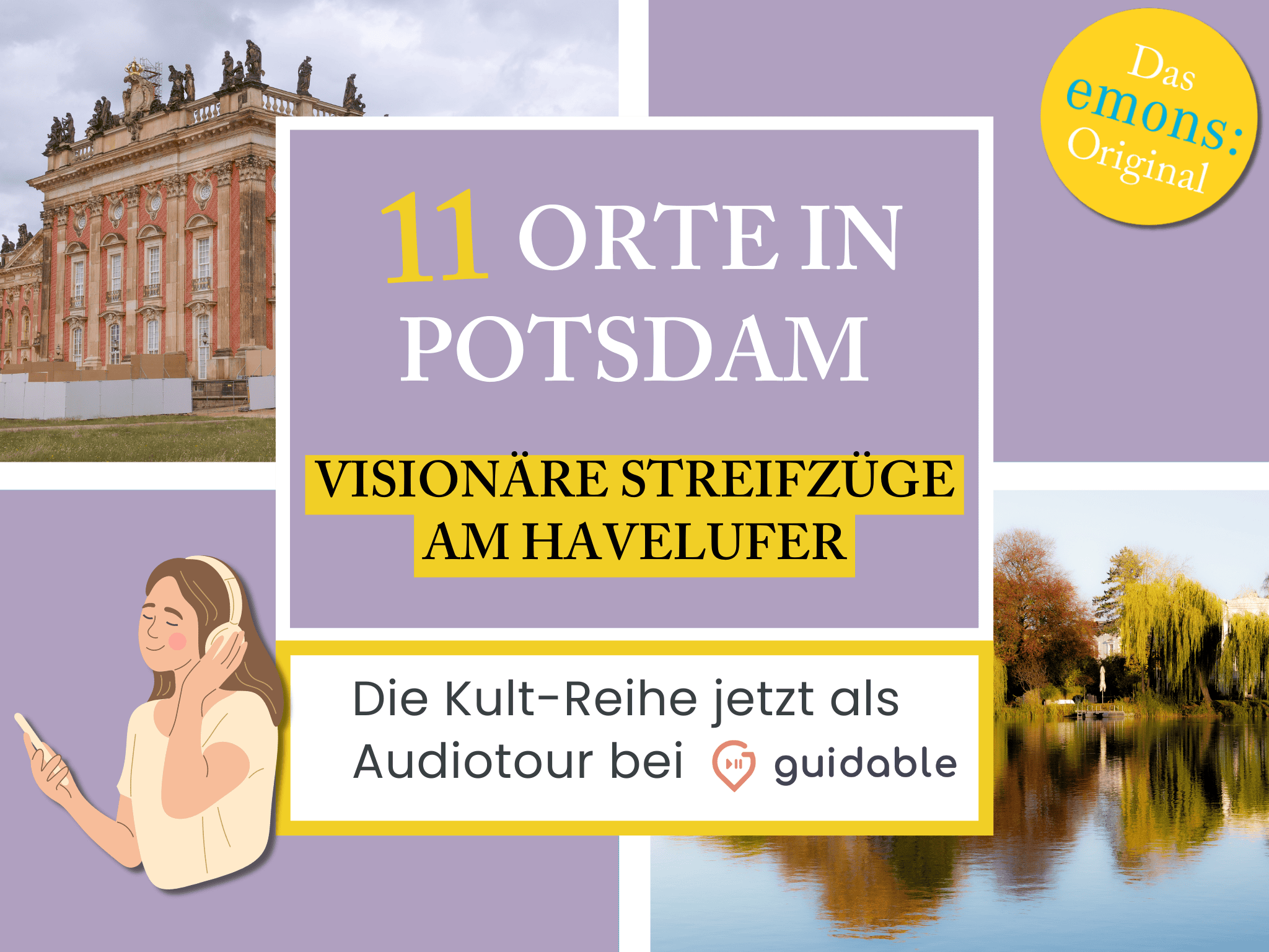 11 Orte in Potsdam Visionäre Streifzüge
am Havelufer