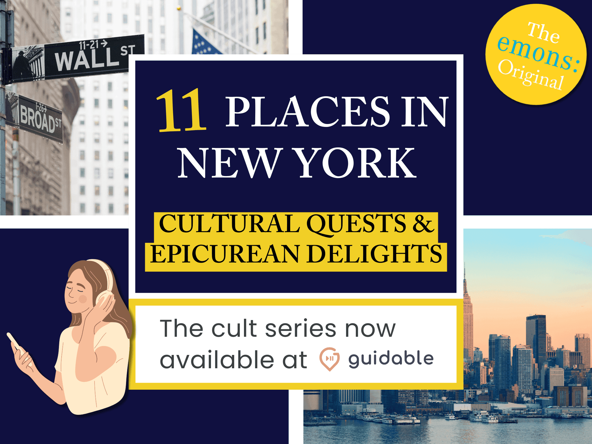11 places in New York City Cultural Quests &
Epicurean Delights