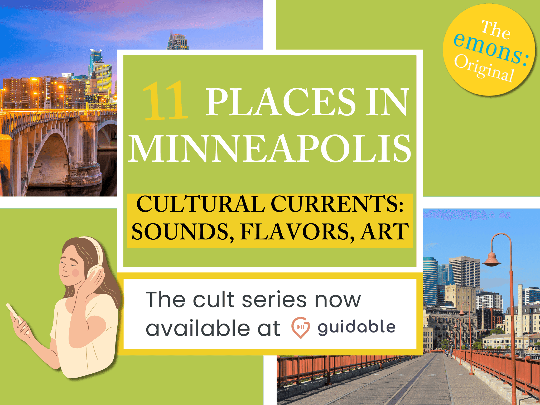 11 places in Minneapolis Cultural Currents:
Sounds, Flavors, Art
