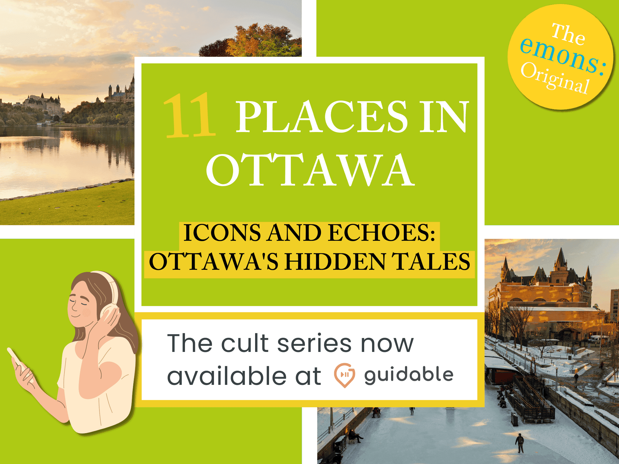 11 places in Ottawa Icons and Echoes:
Ottawa's Hidden Tales