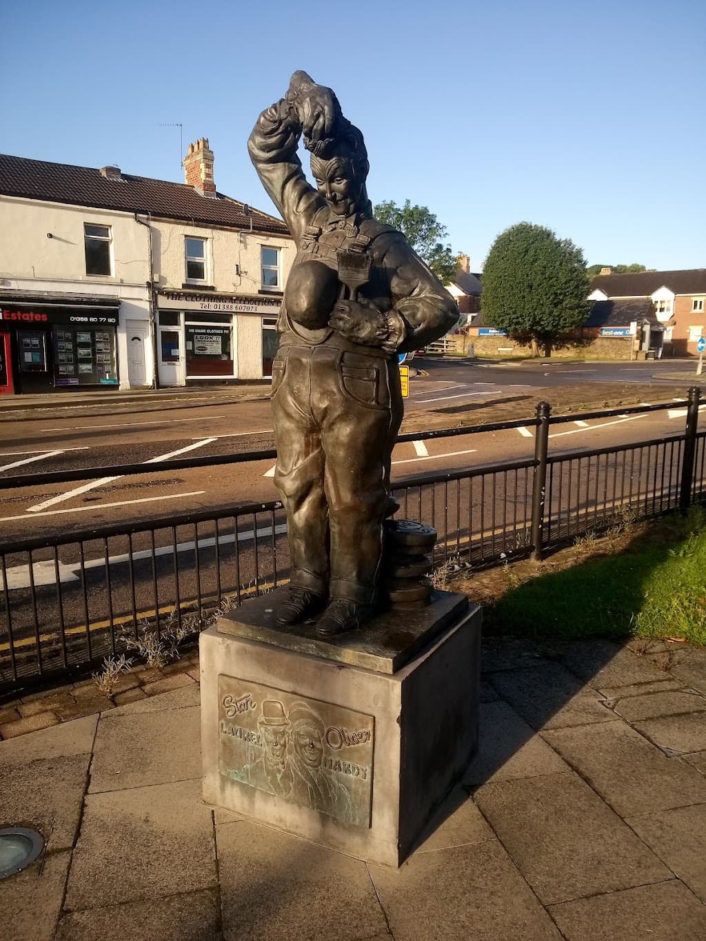 Statue von Stan Laurel