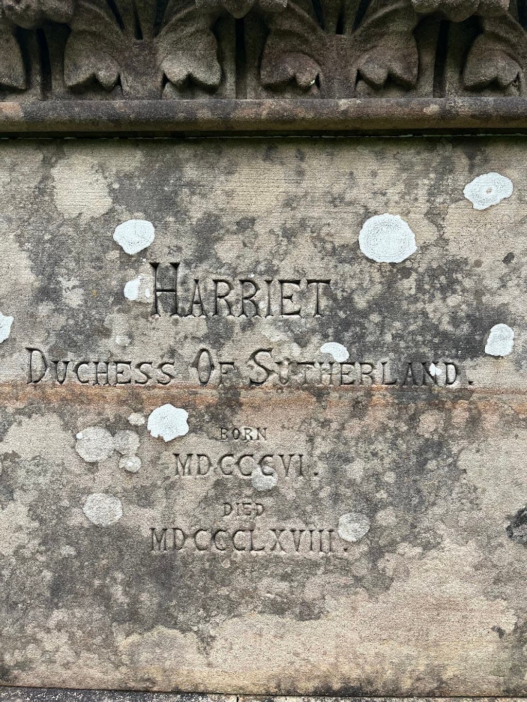 Denkmal für Harriet, Herzogin von Sutherland