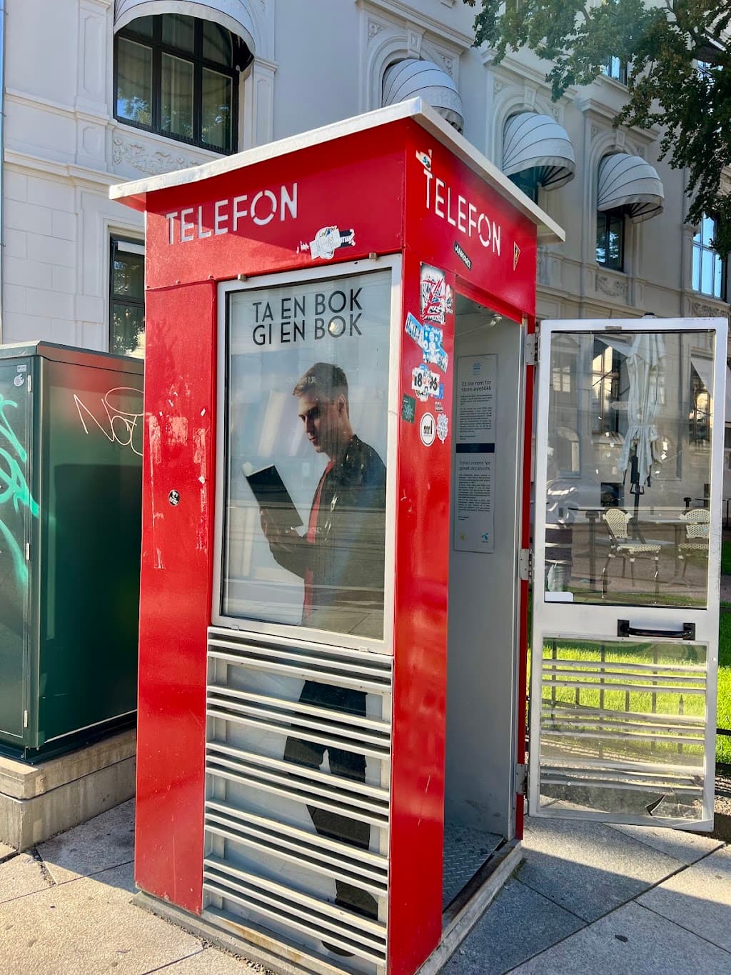 Älteste Telefonzelle von Oslo