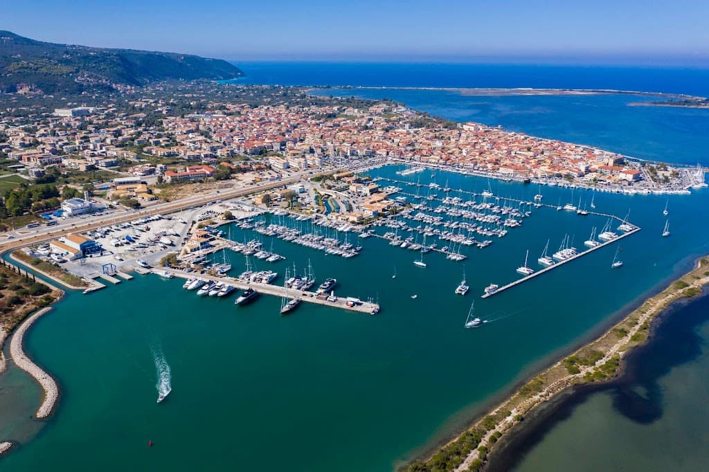 Lefkada Hafen