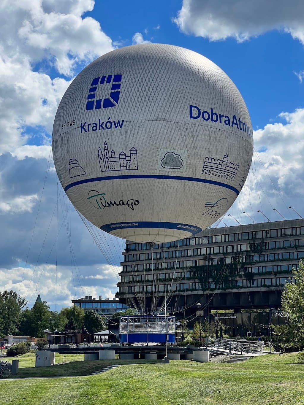 Aussichtsballon-Standort