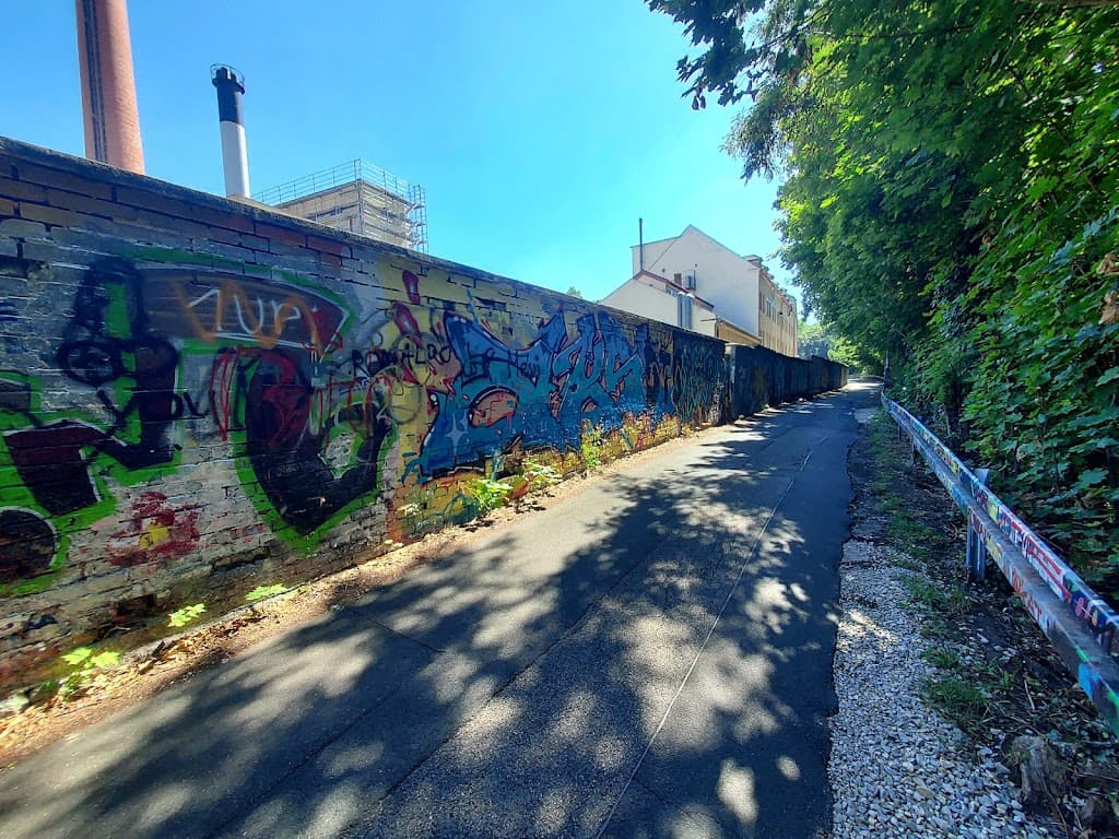 Graffiti-Mauer