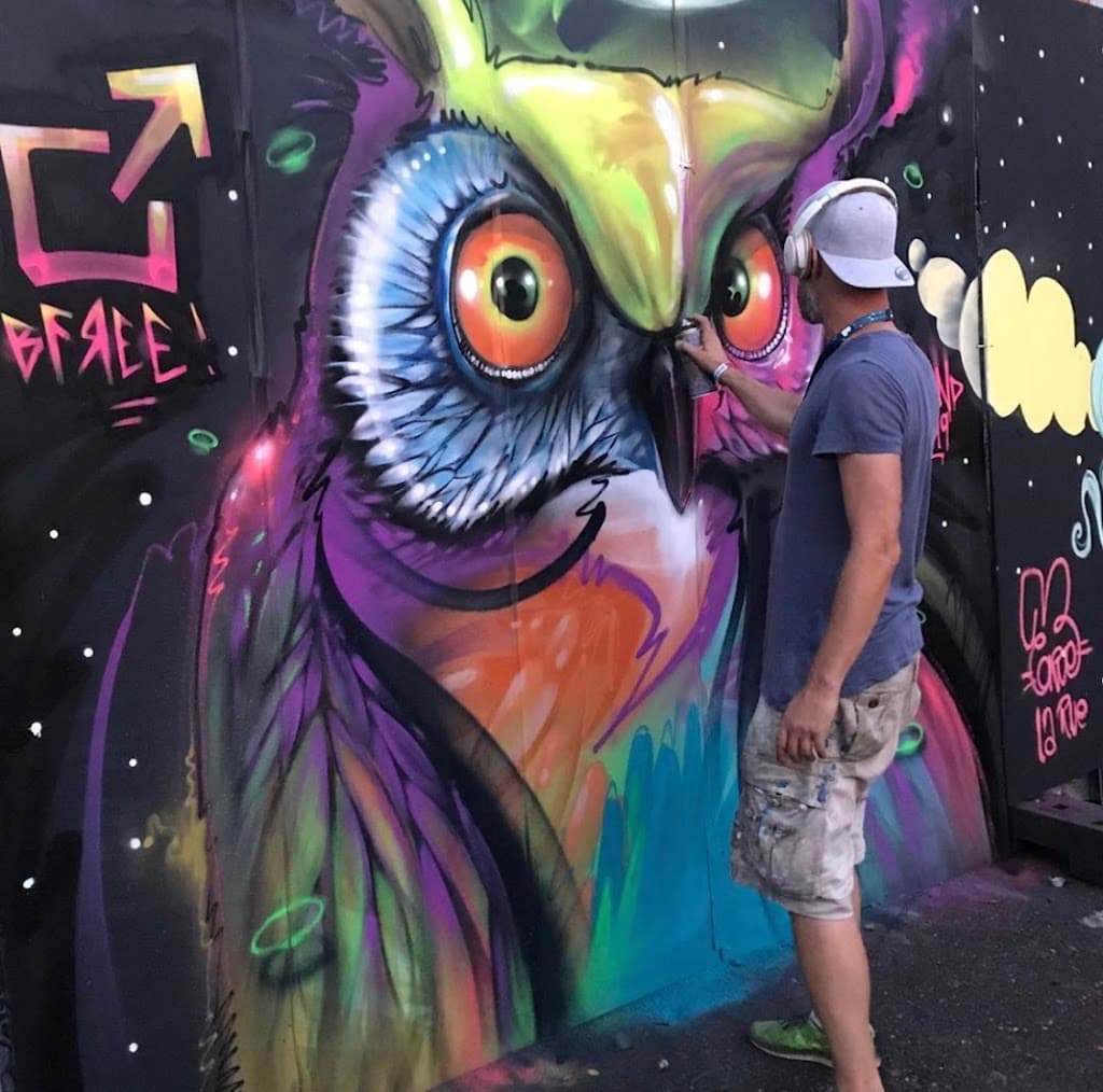 Graffiti-Bucht