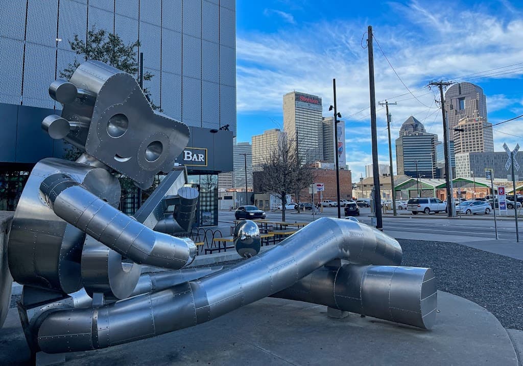 Traveling Man Statue