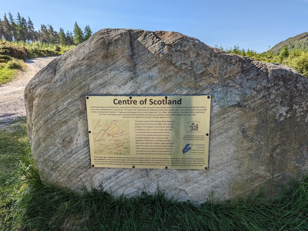 Zentrum von Schottland Stein