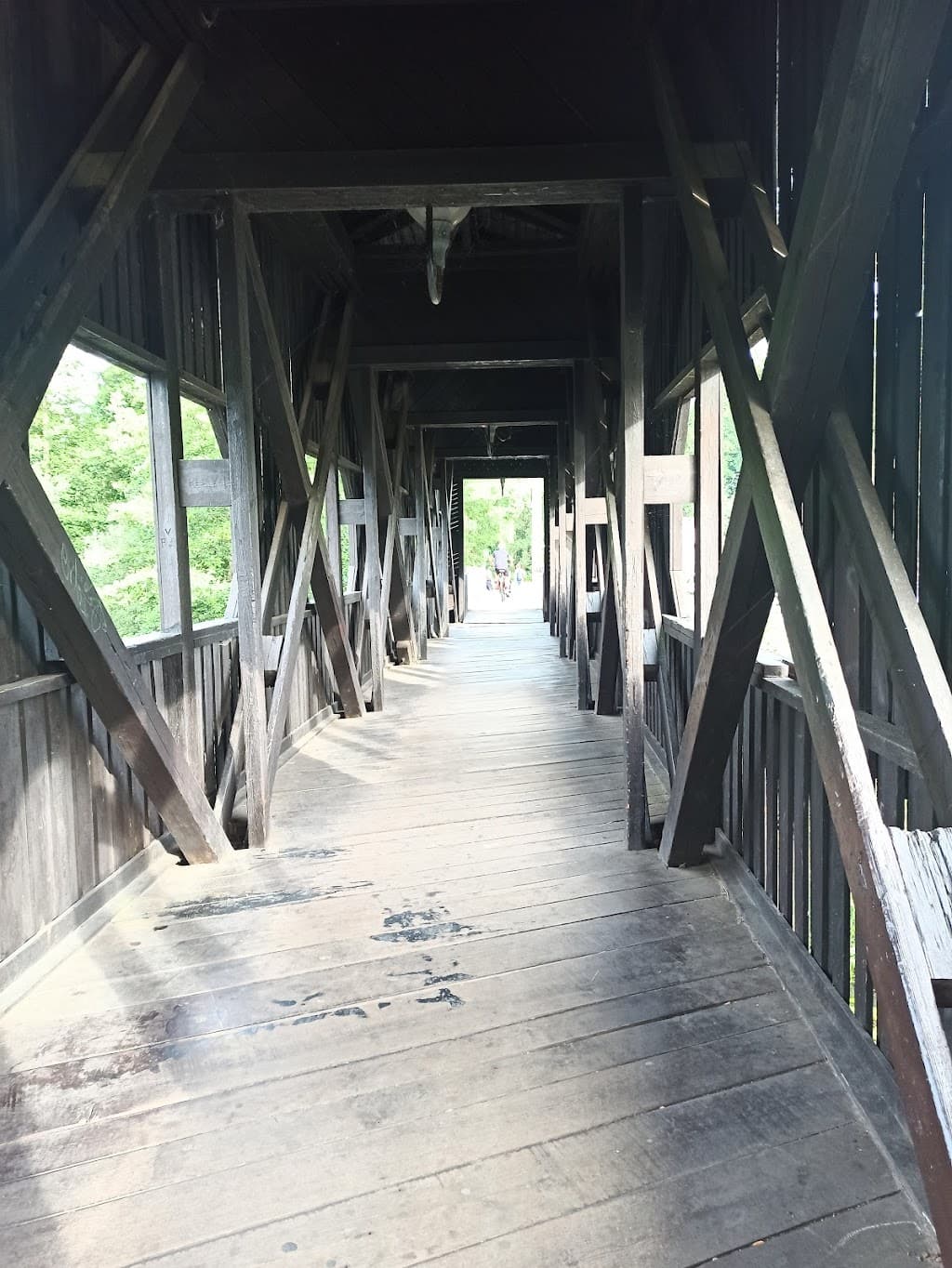 Holzstegbrücke