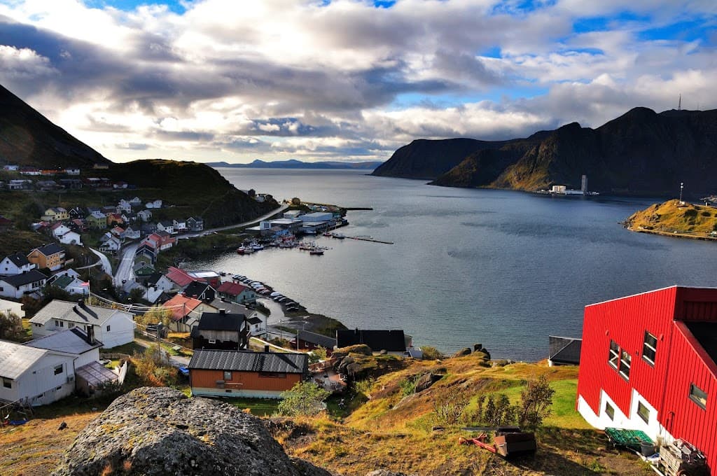 Aussichtspunkt über Honningsvåg