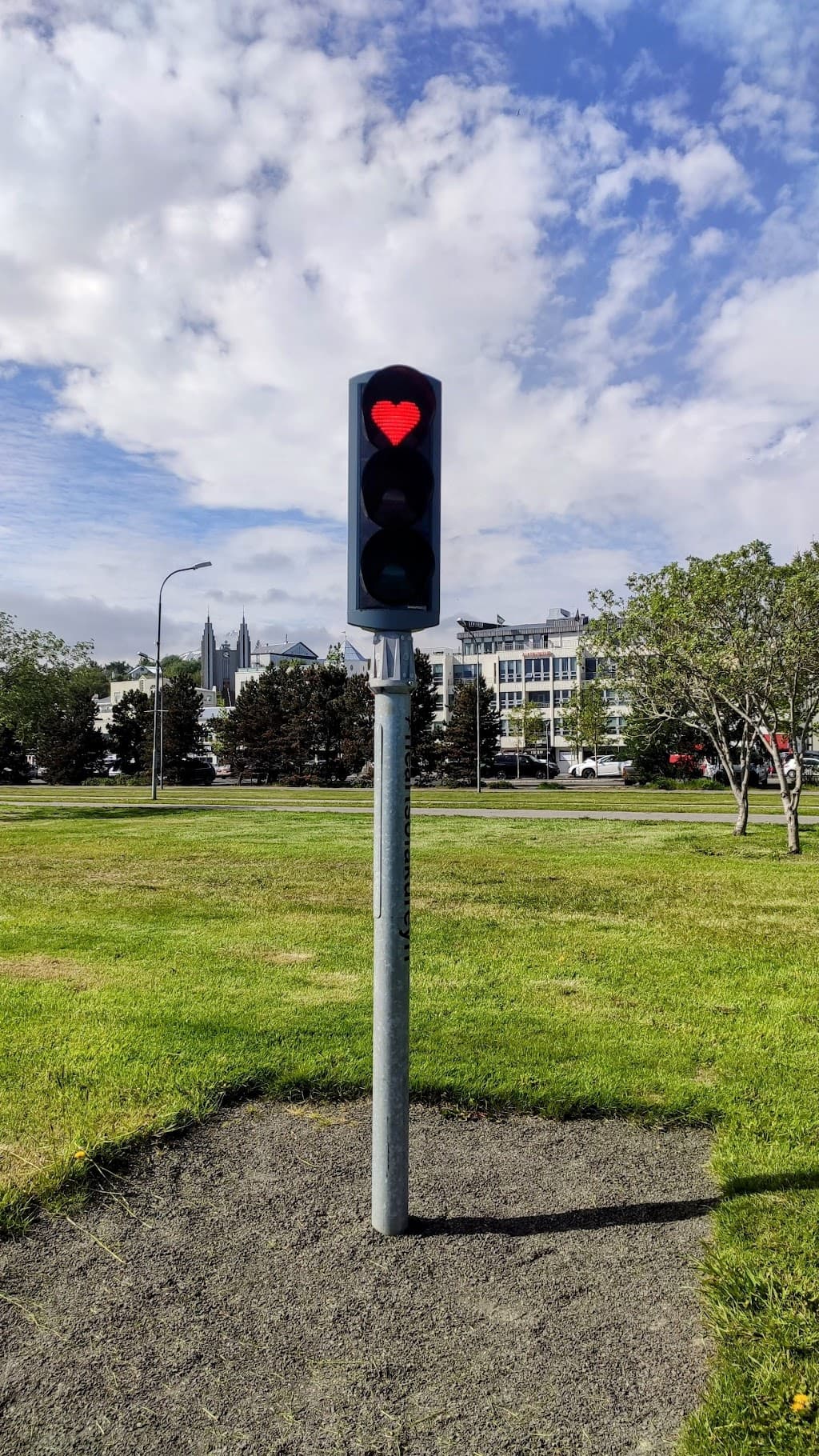 Herzampeln in Akureyri