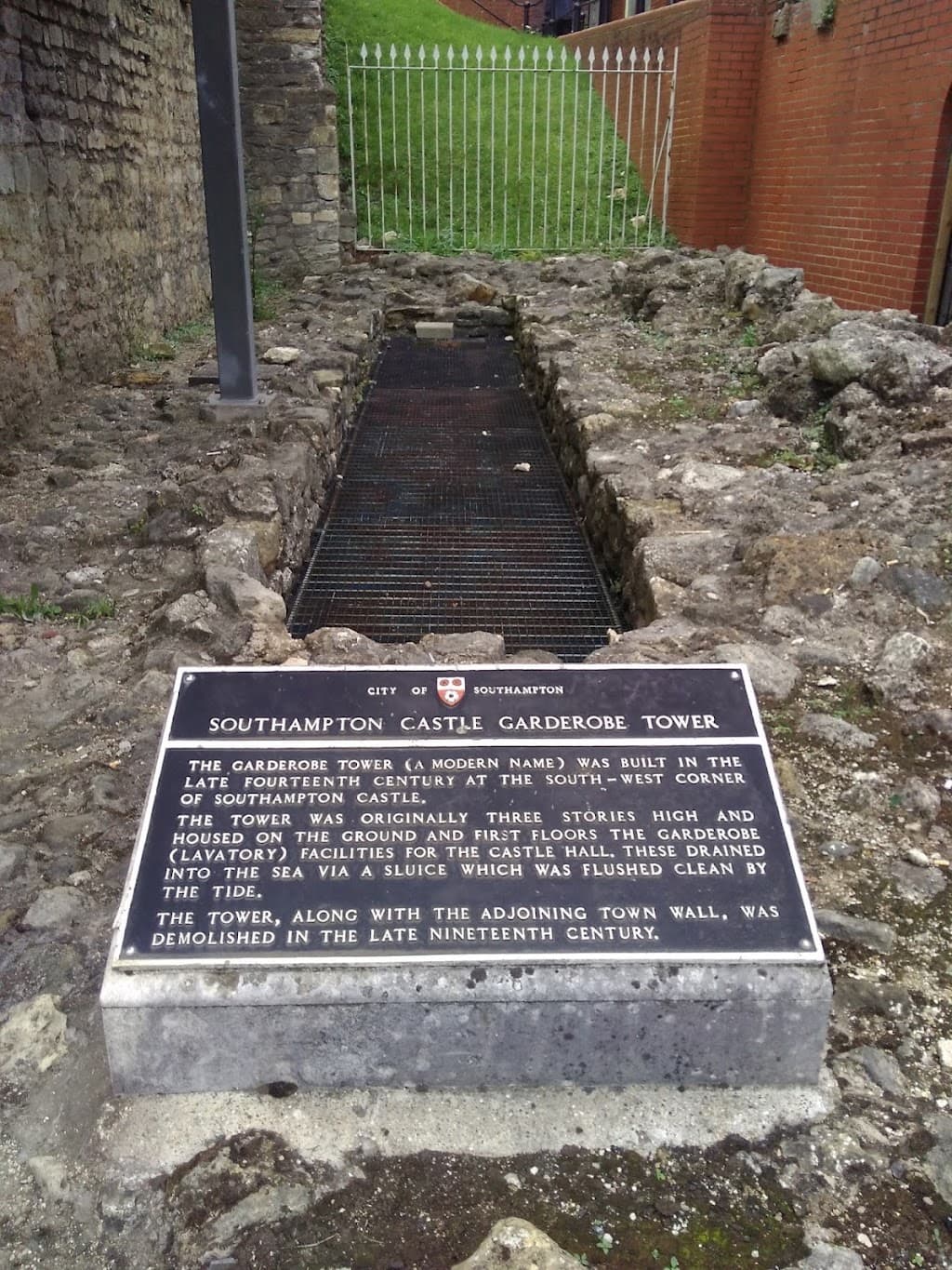 Southampton Castle Garderobe Tower